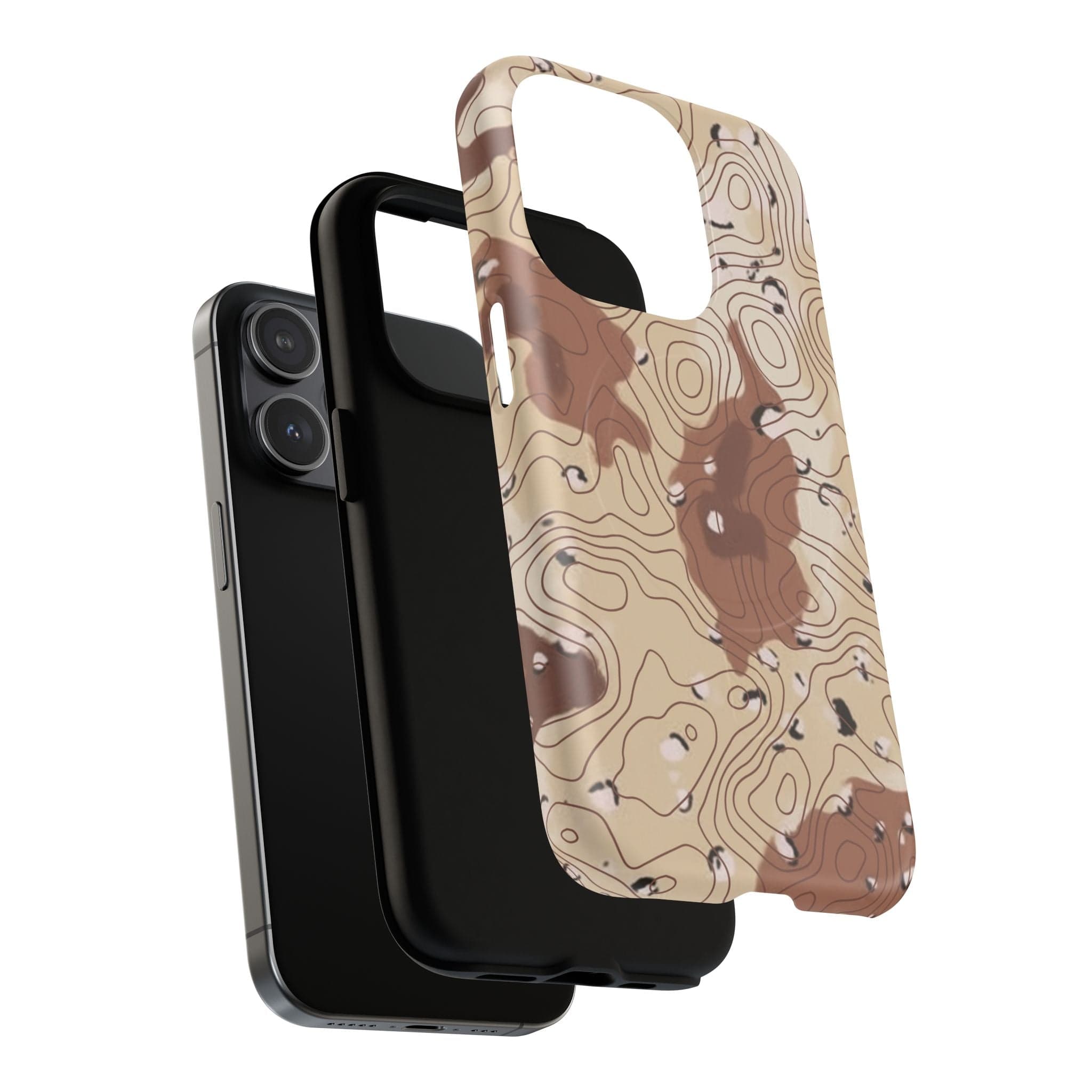 Chocolate Chip Topo Tough Magnetic iPhone Case