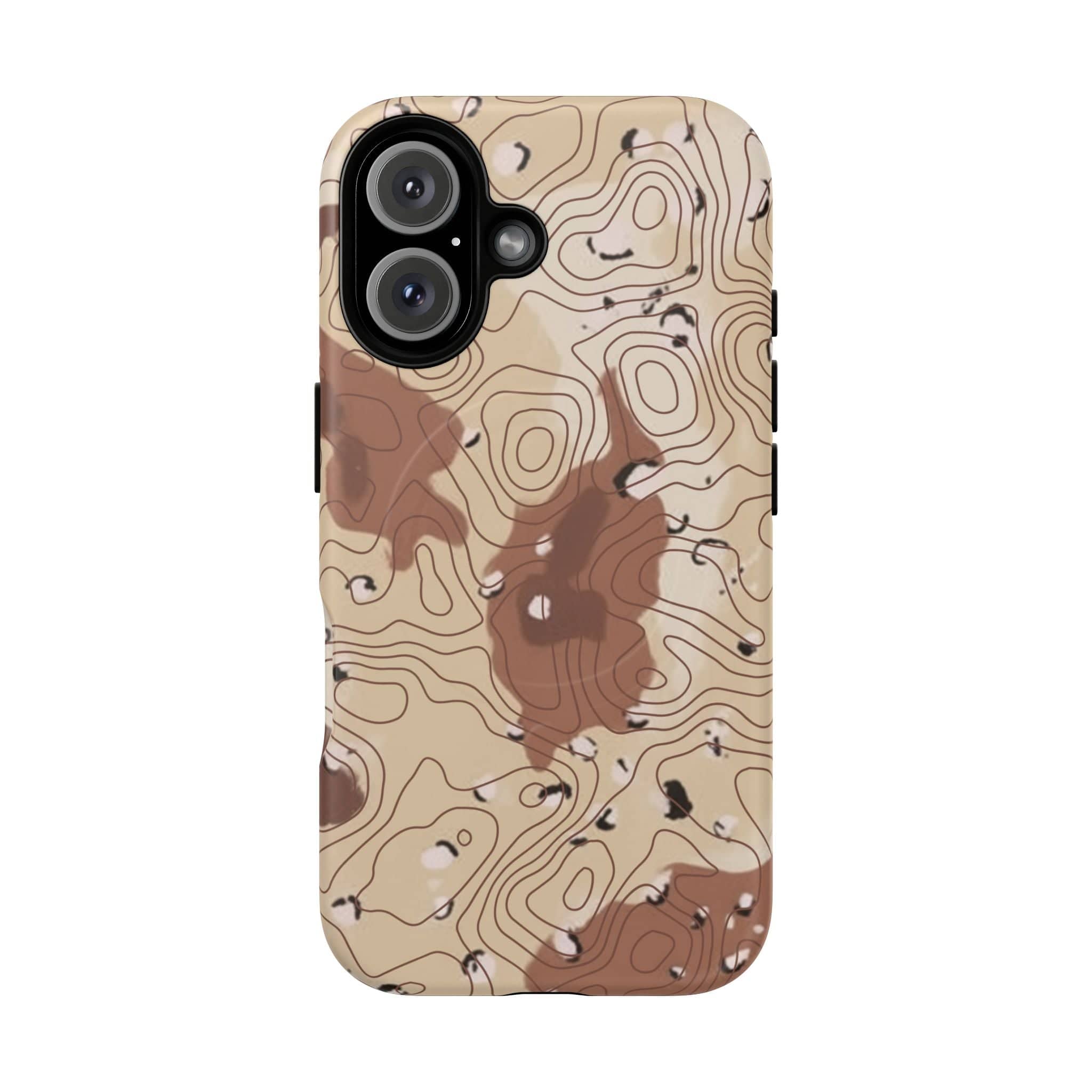 Chocolate Chip Topo Tough Magnetic iPhone Case