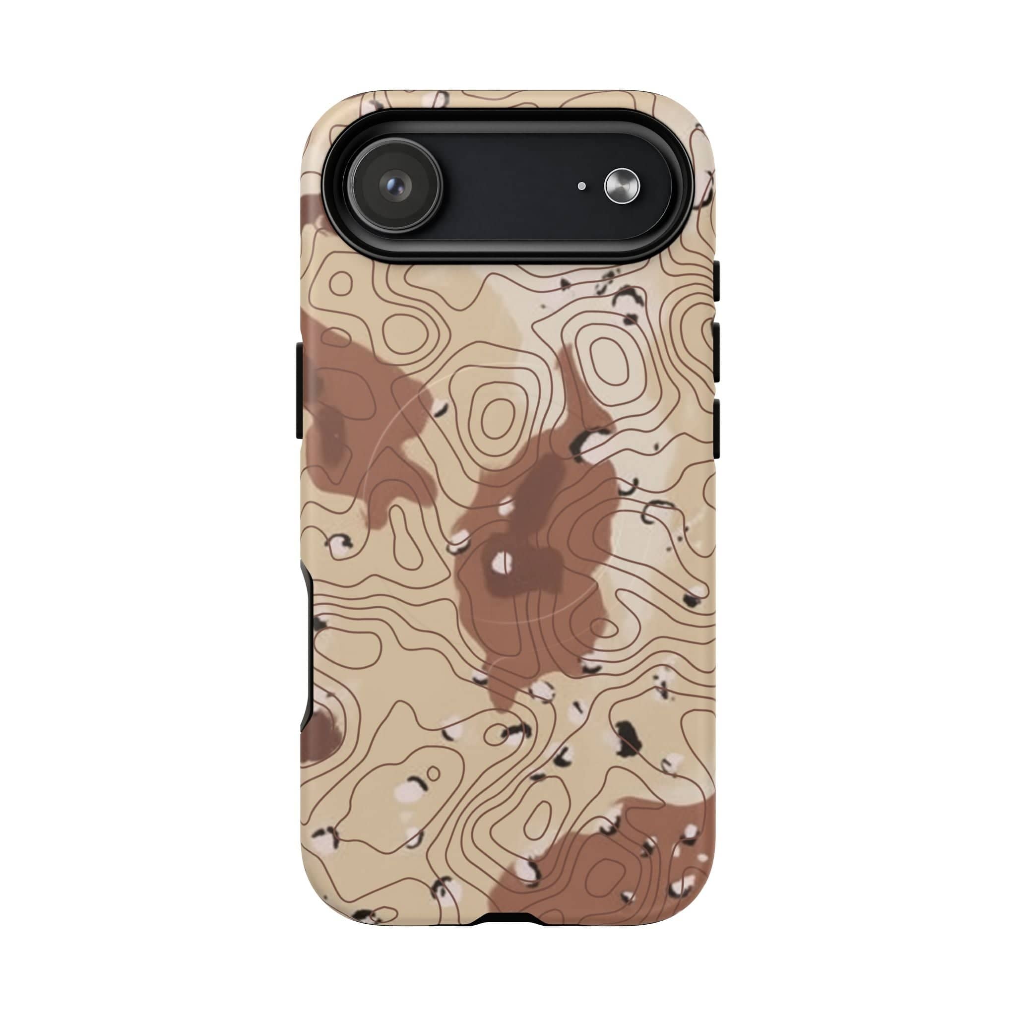Chocolate Chip Topo Tough Magnetic iPhone Case