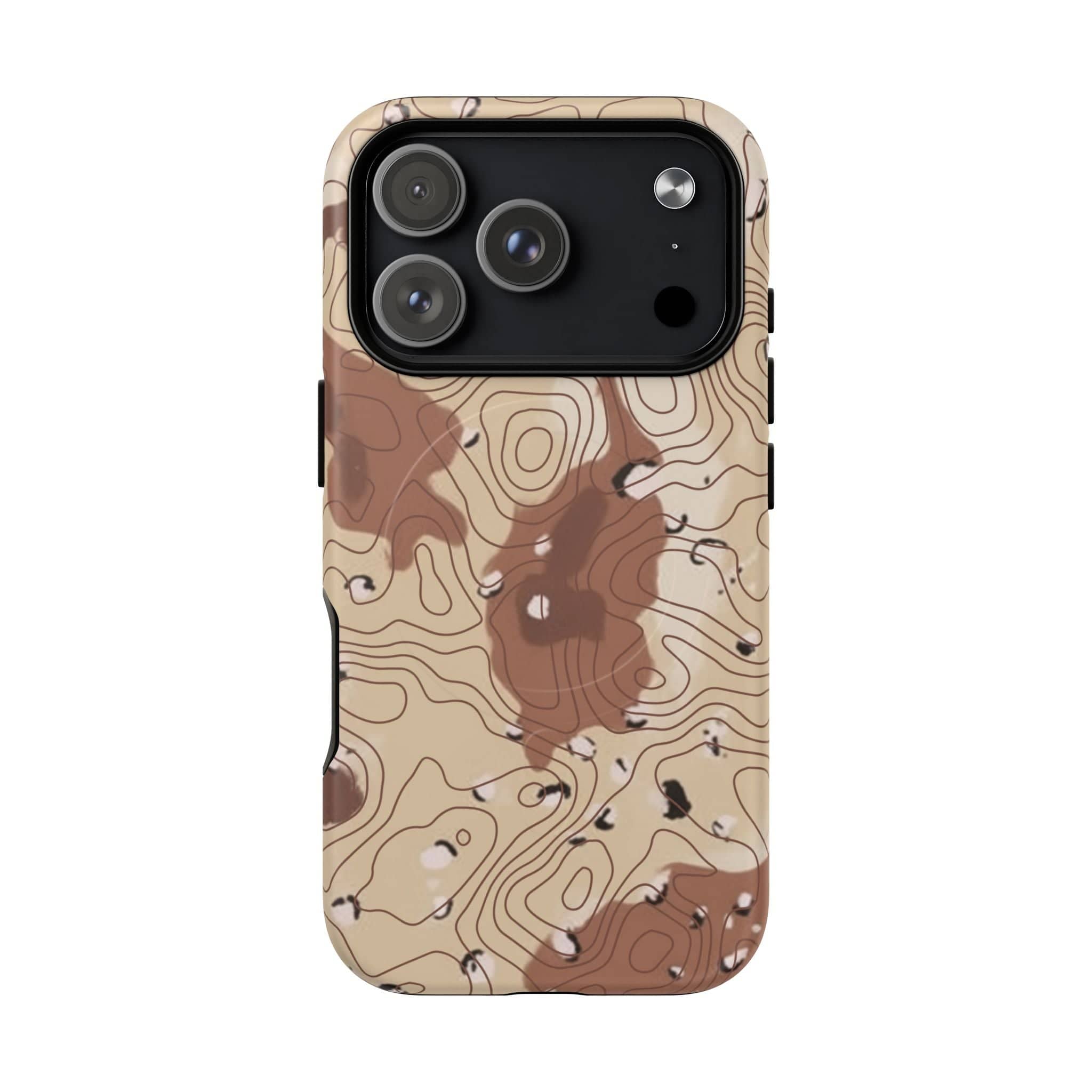 Chocolate Chip Topo Tough Magnetic iPhone Case