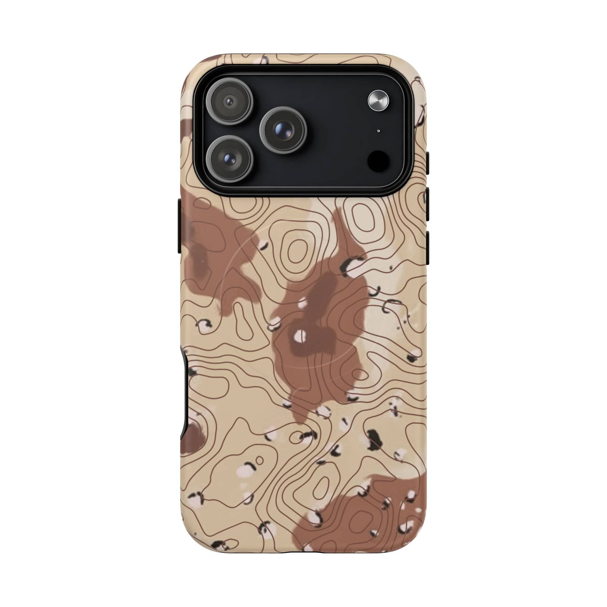 Chocolate Chip Topo Tough Magnetic iPhone Case