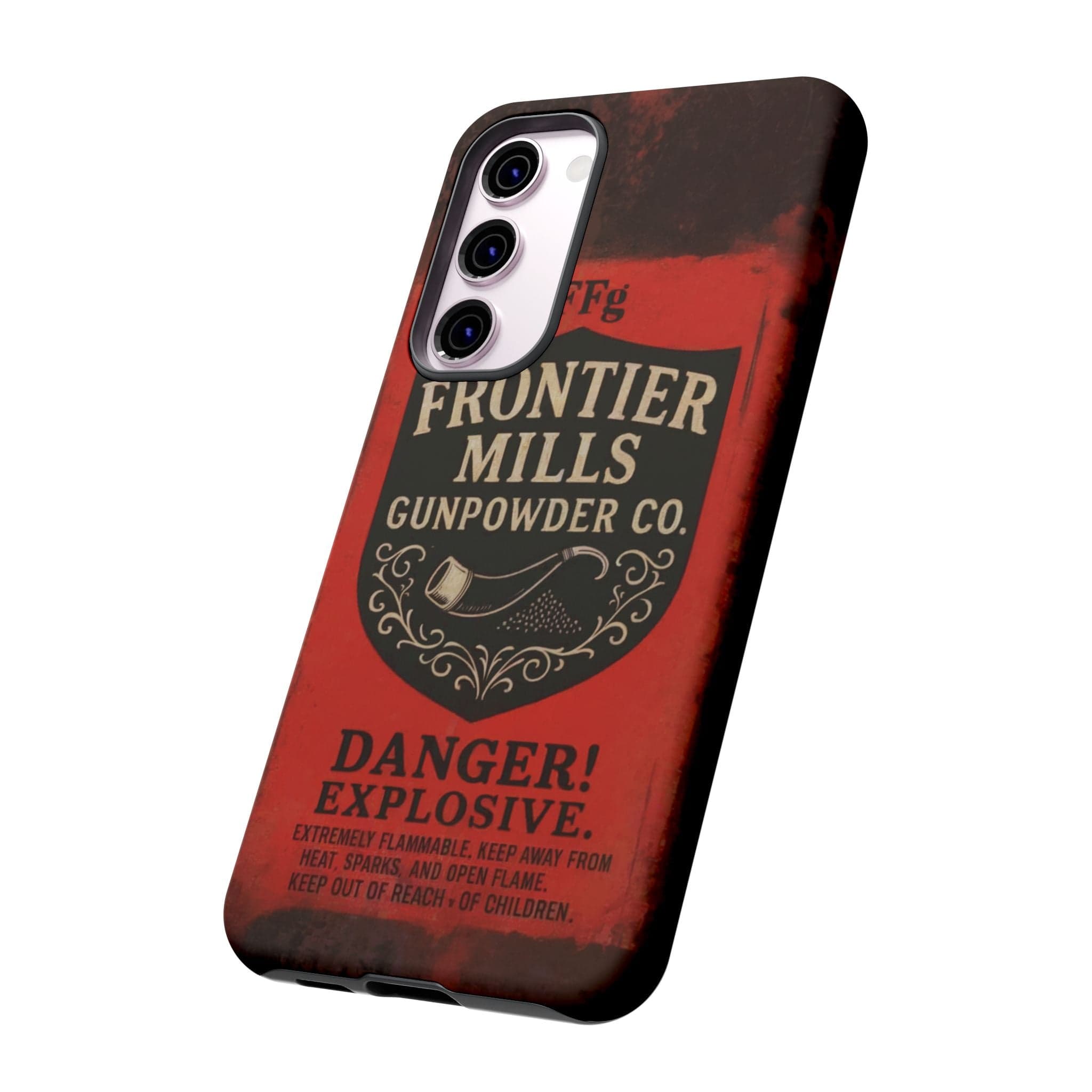 Frontier Mills Black Powder Tough Android Case