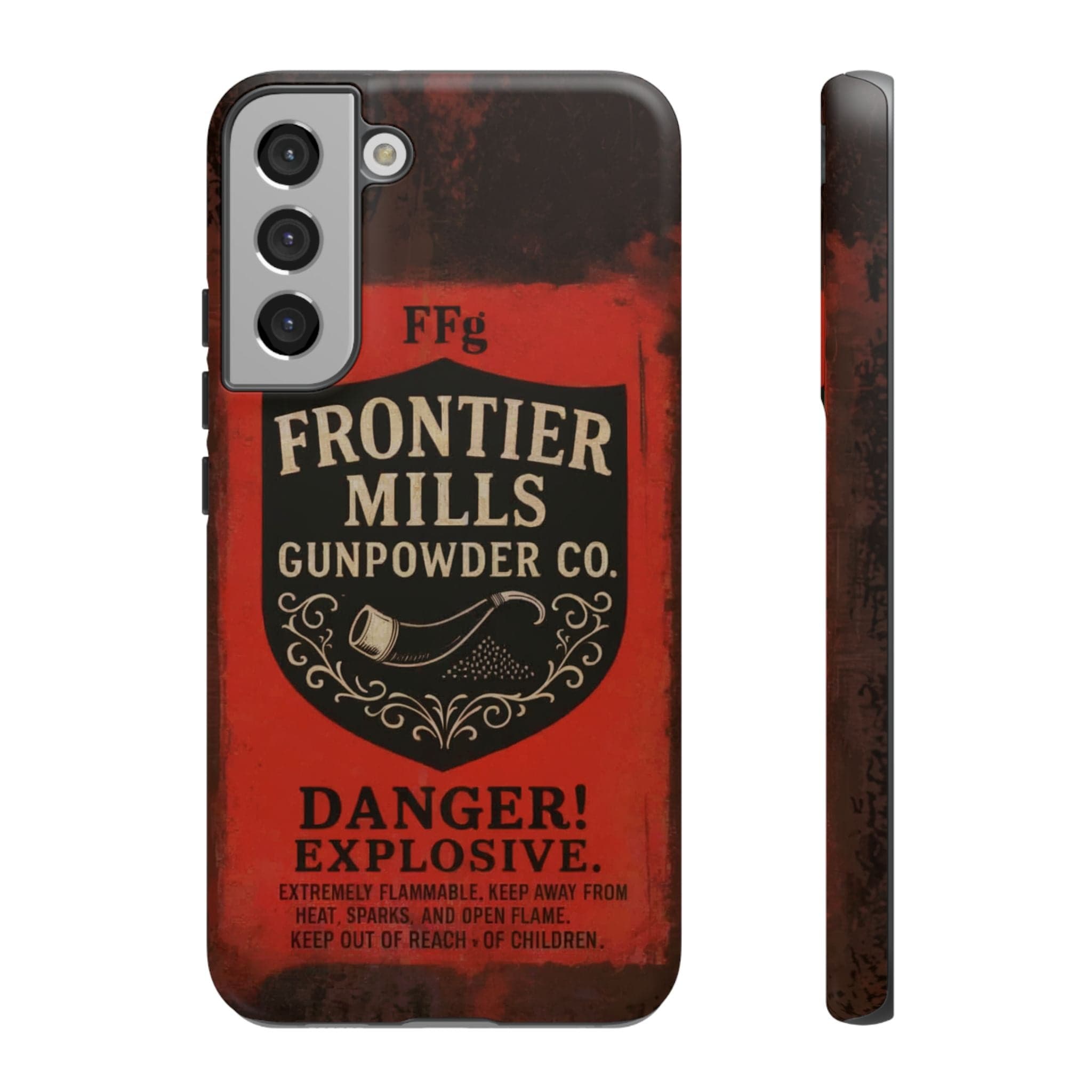 Frontier Mills Black Powder Tough Android Case