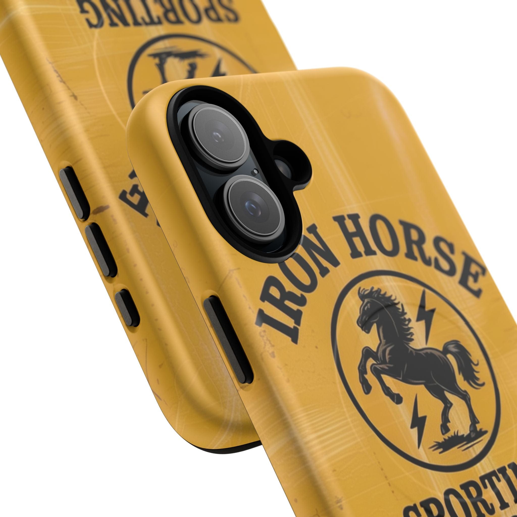 Iron Horse Black Powder Tough Magnetic iPhone Case
