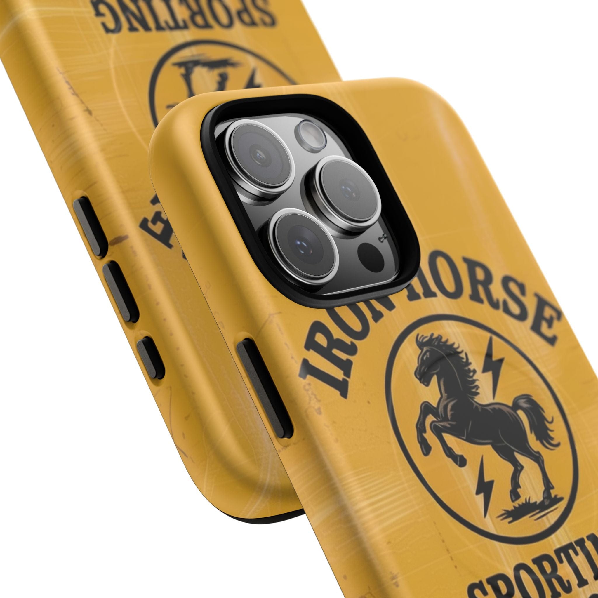 Iron Horse Black Powder Tough Magnetic iPhone Case