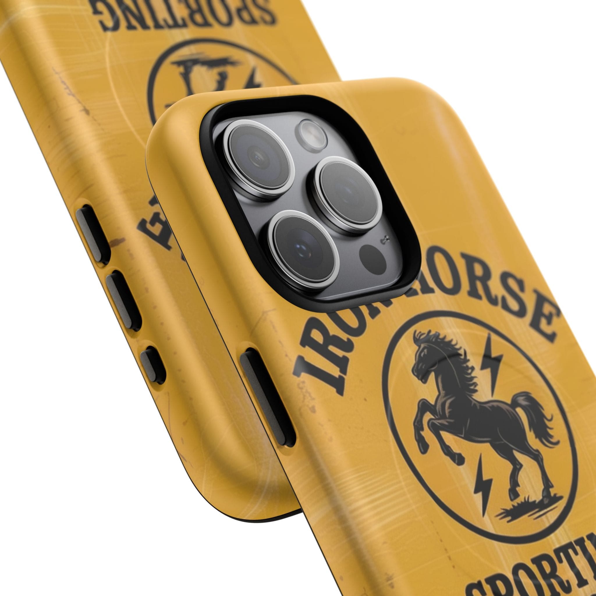 Iron Horse Black Powder Tough Magnetic iPhone Case