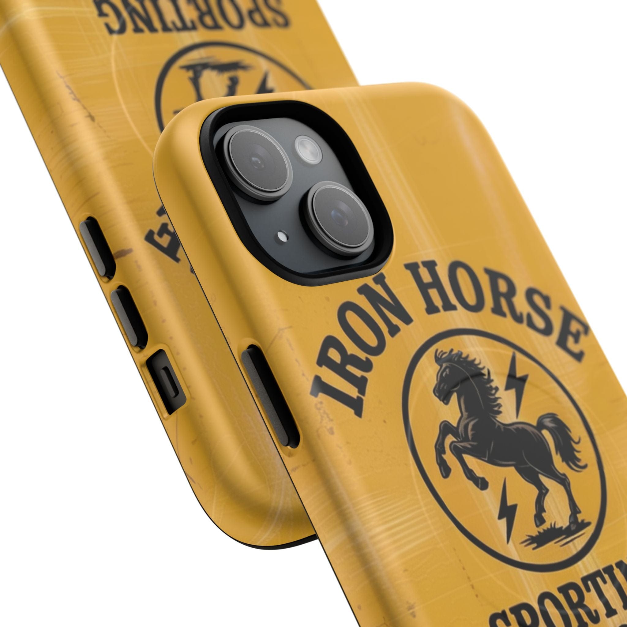 Iron Horse Black Powder Tough Magnetic iPhone Case