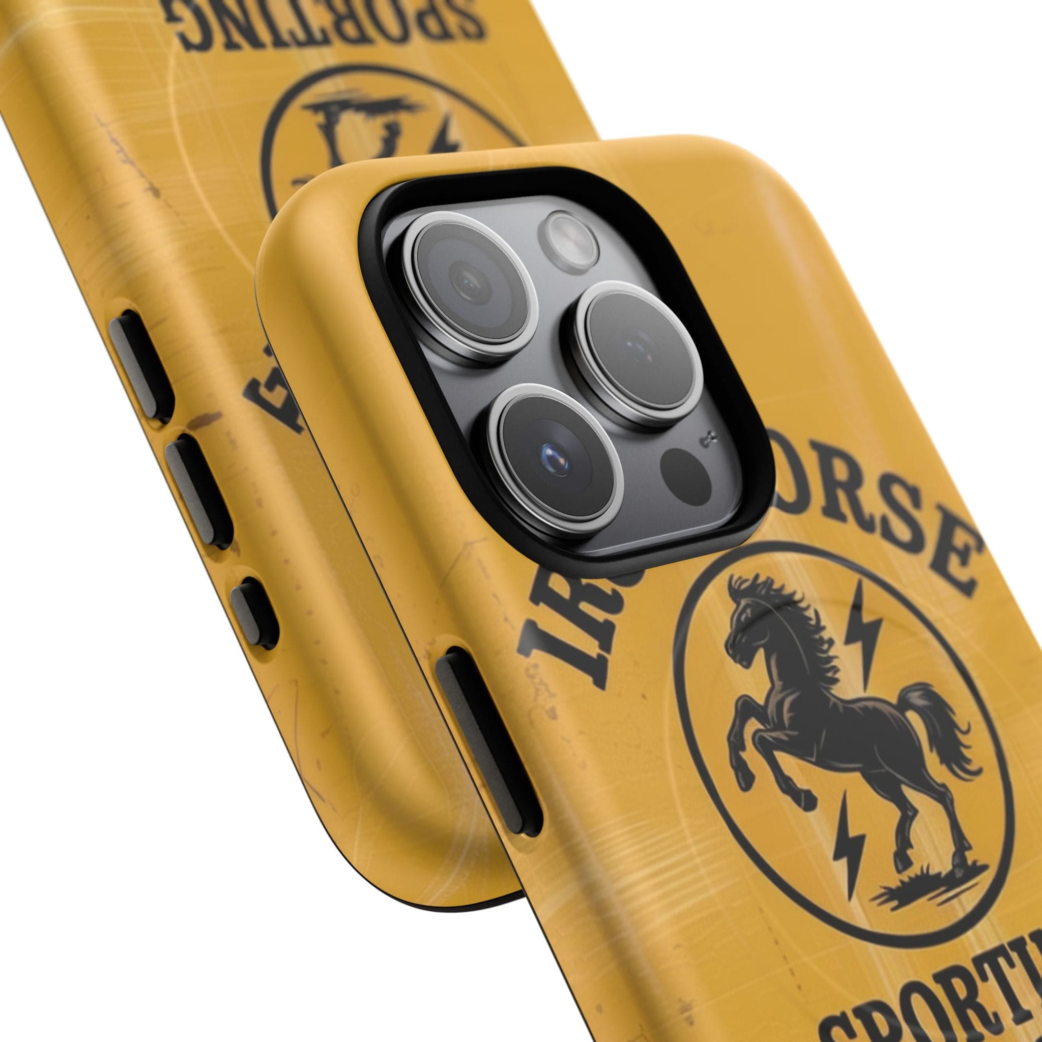 Iron Horse Black Powder Tough Magnetic iPhone Case