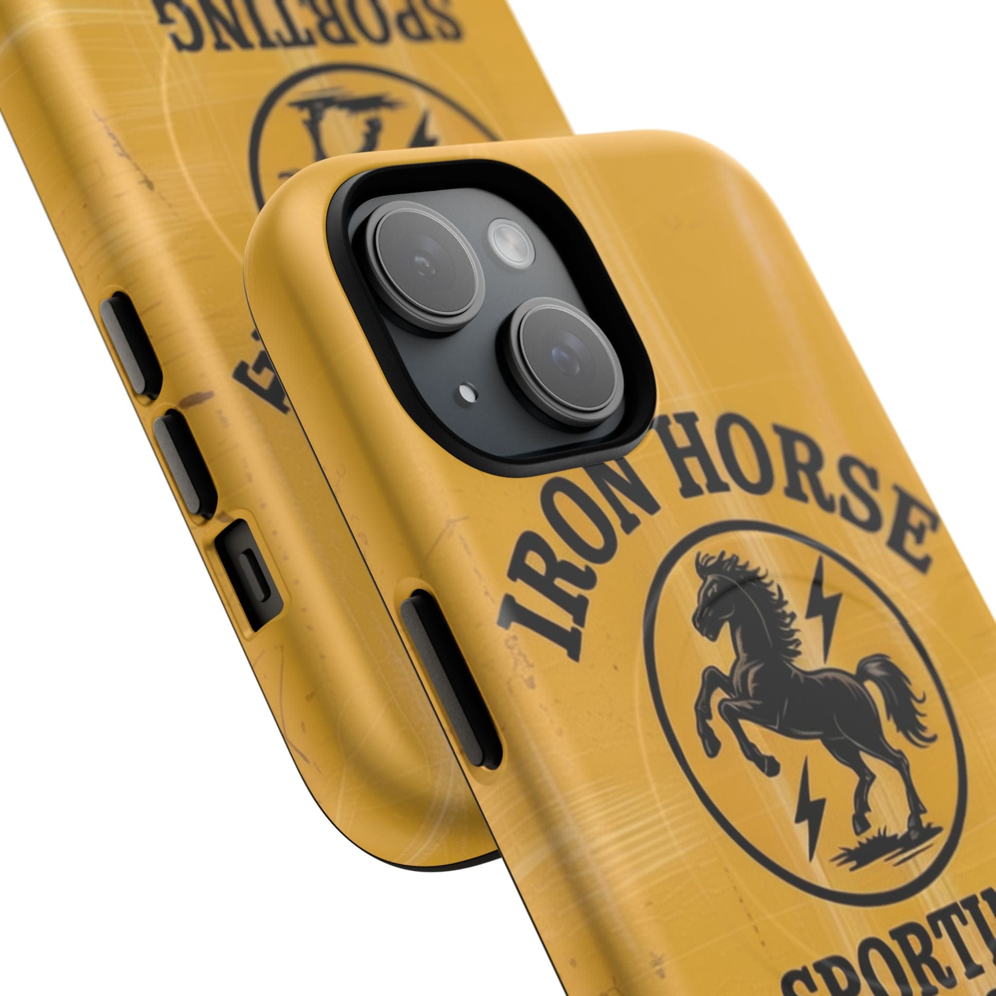 Iron Horse Black Powder Tough Magnetic iPhone Case