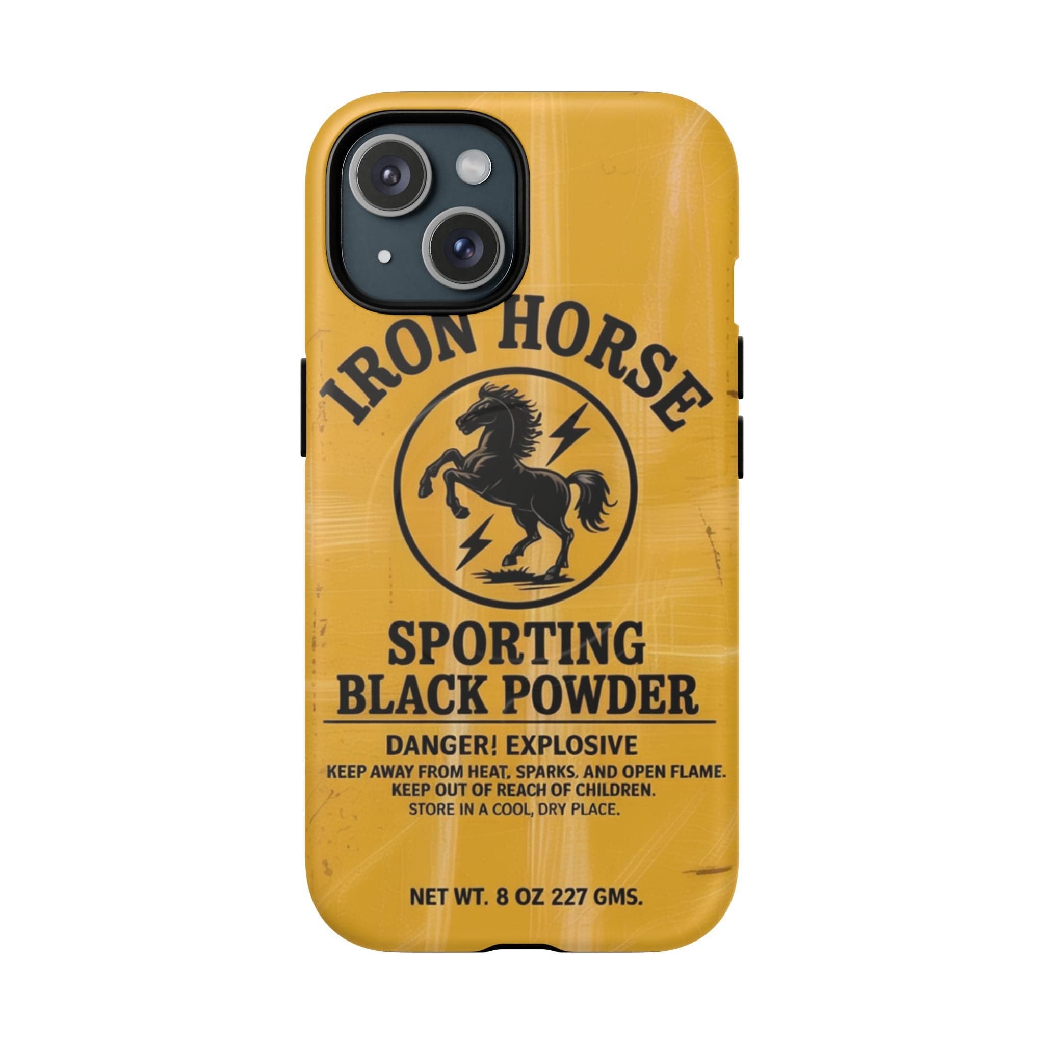 Iron Horse Black Powder Tough Magnetic iPhone Case