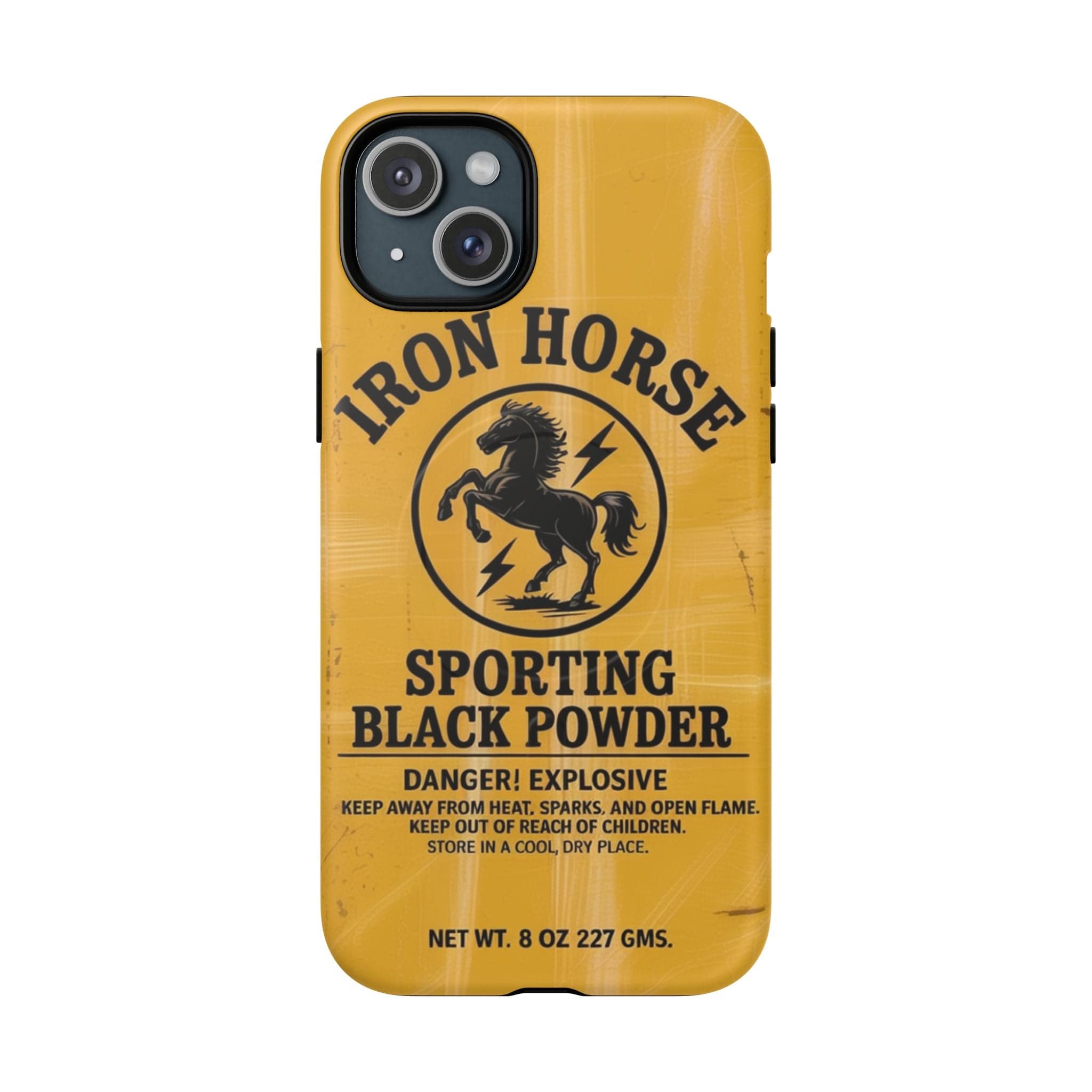 Iron Horse Black Powder Tough Magnetic iPhone Case