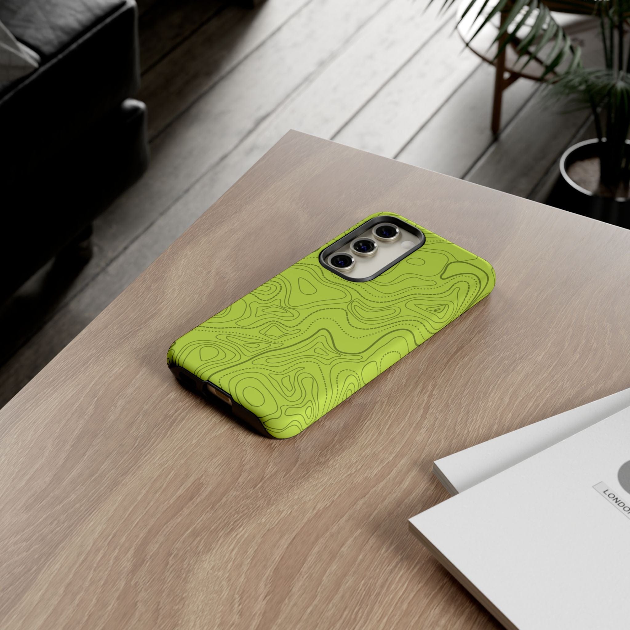 Signal Green Topo Tough Android Case