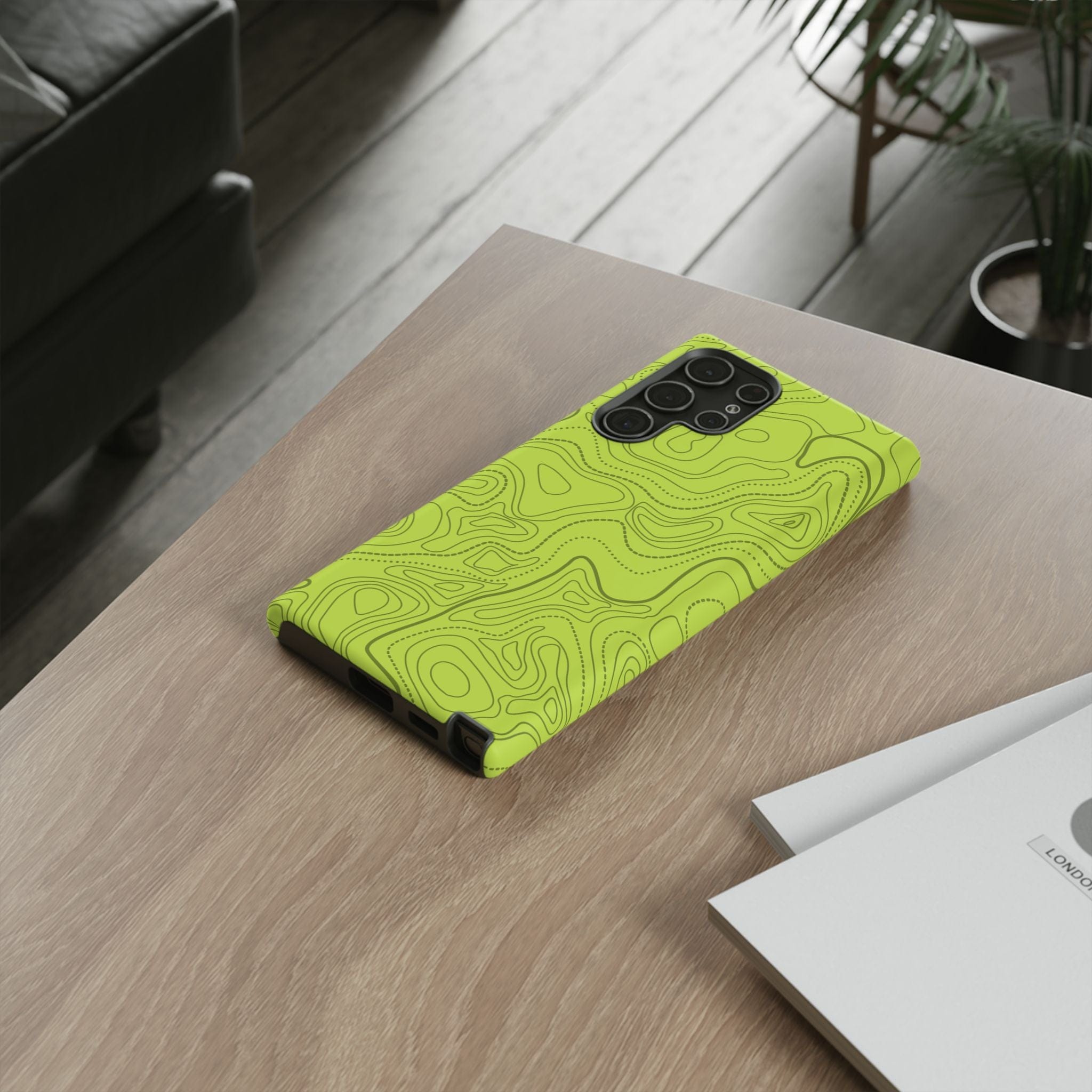 Signal Green Topo Tough Android Case