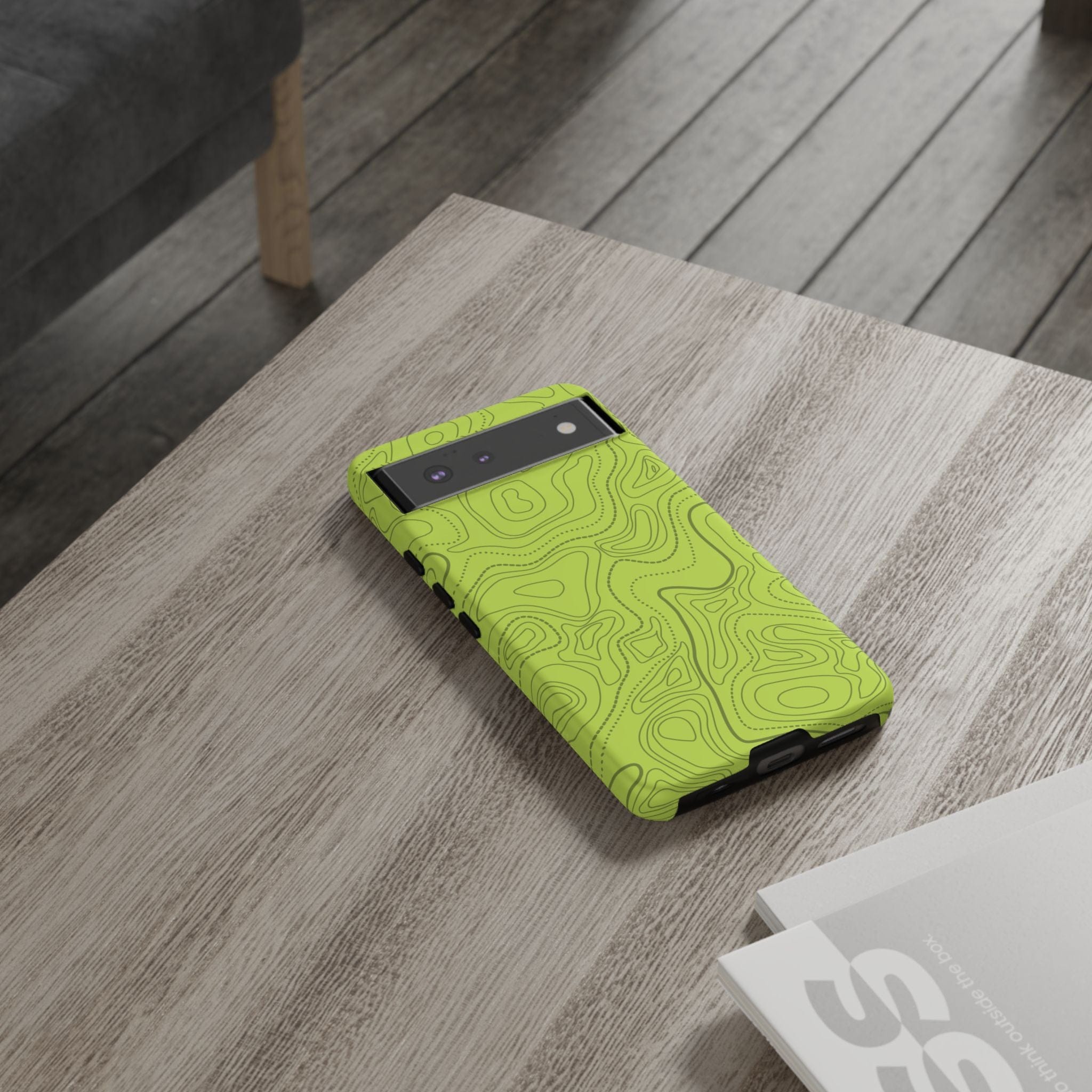 Signal Green Topo Tough Android Case
