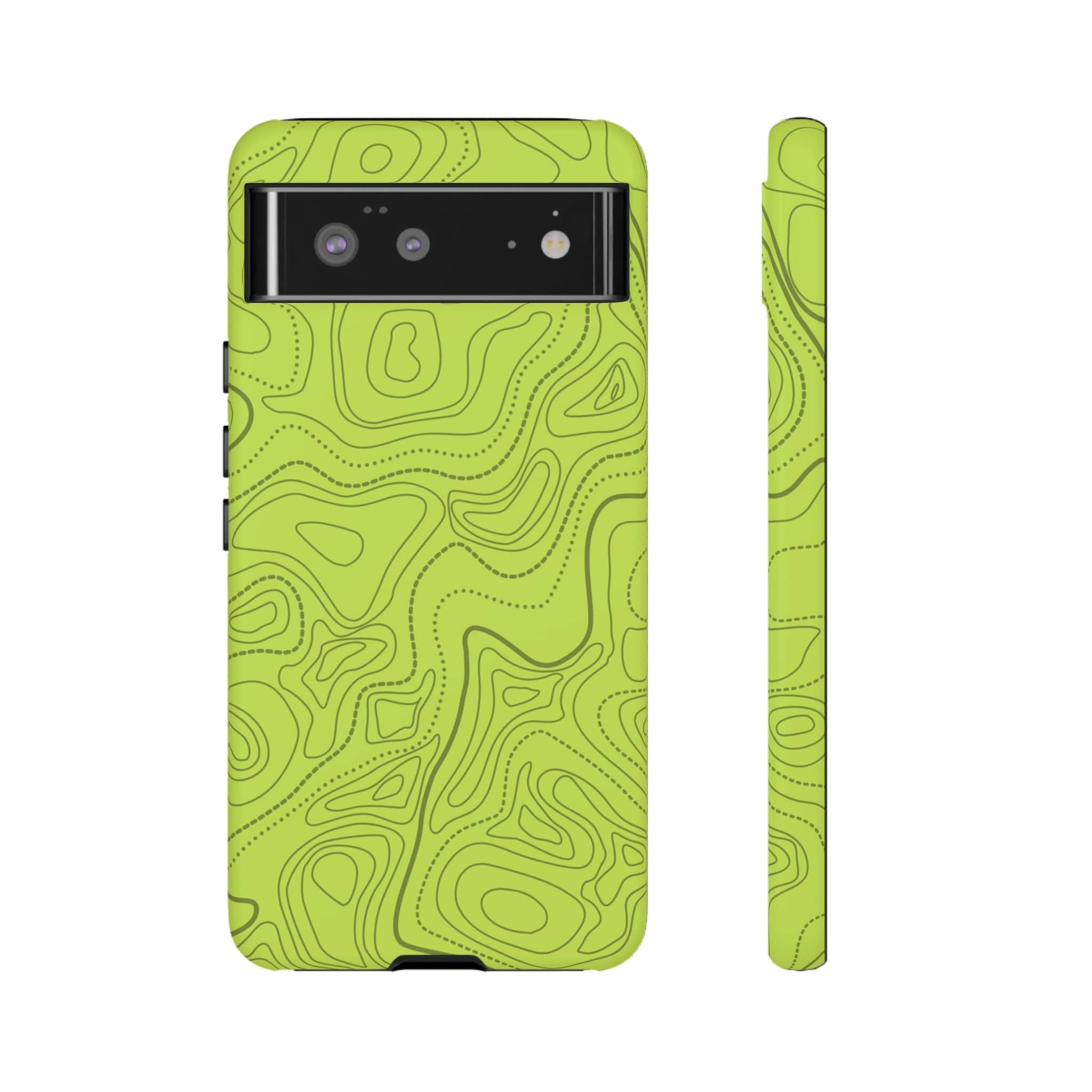Signal Green Topo Tough Android Case
