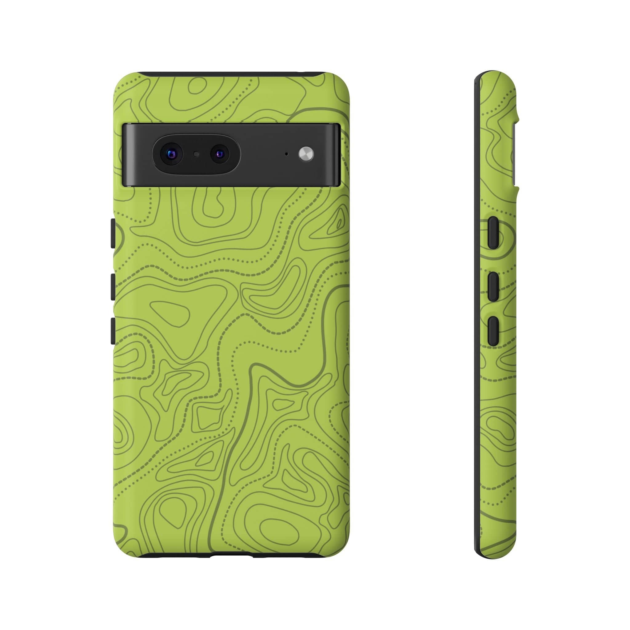 Signal Green Topo Tough Android Case