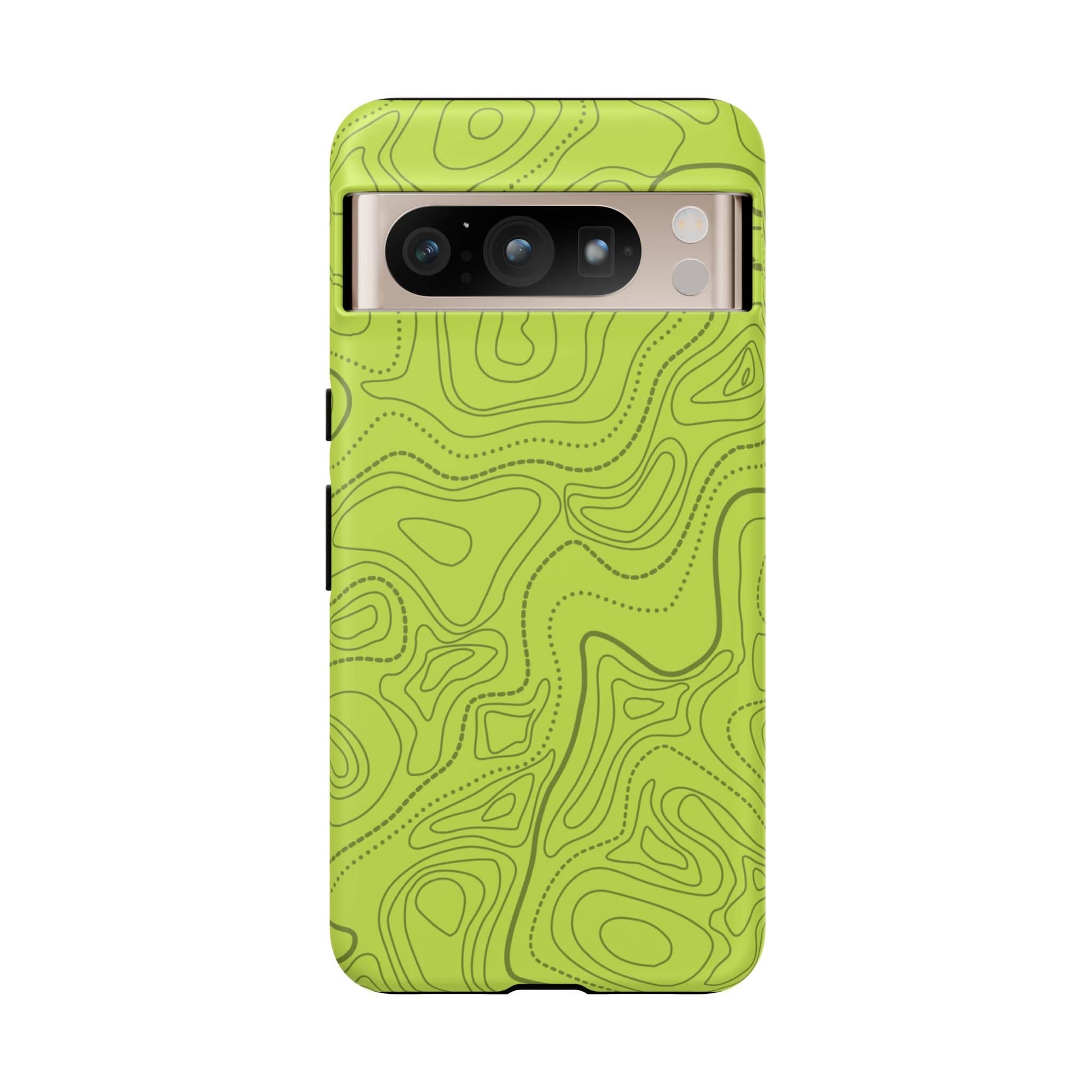 Signal Green Topo Tough Android Case