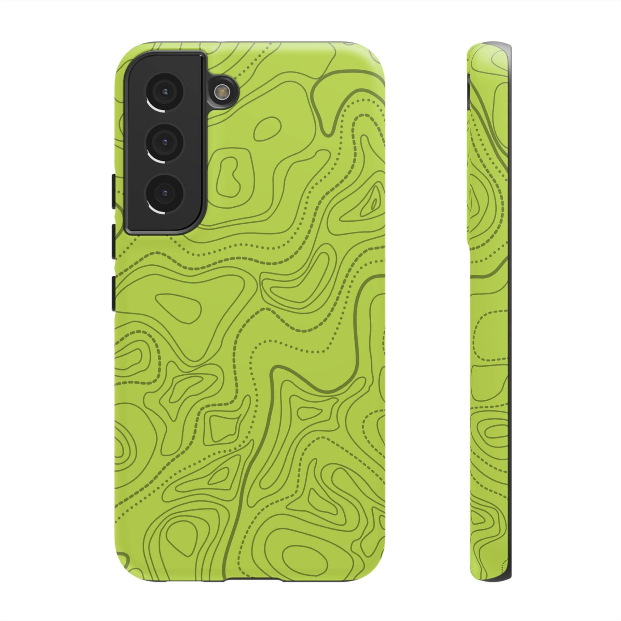 Signal Green Topo Tough Android Case