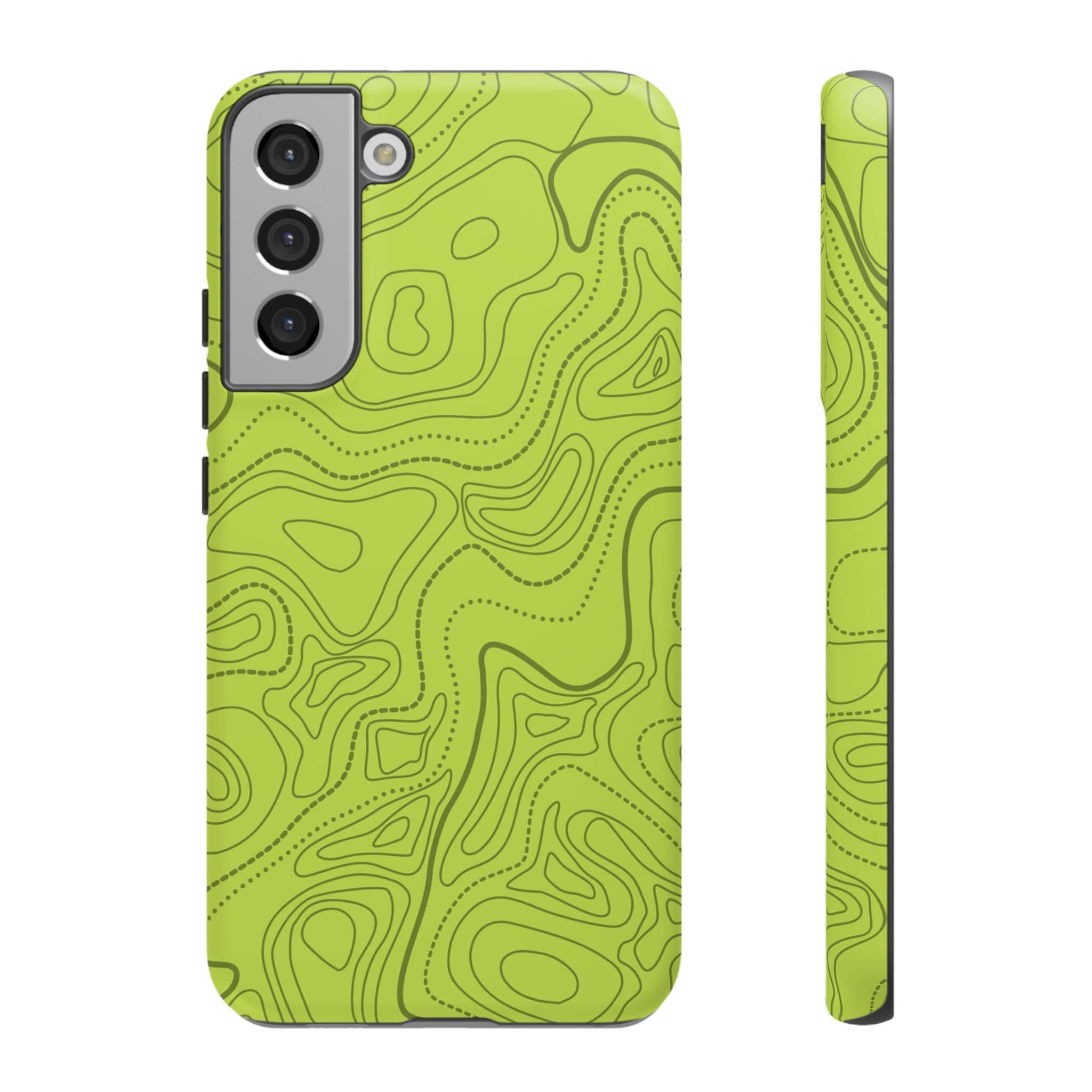 Signal Green Topo Tough Android Case
