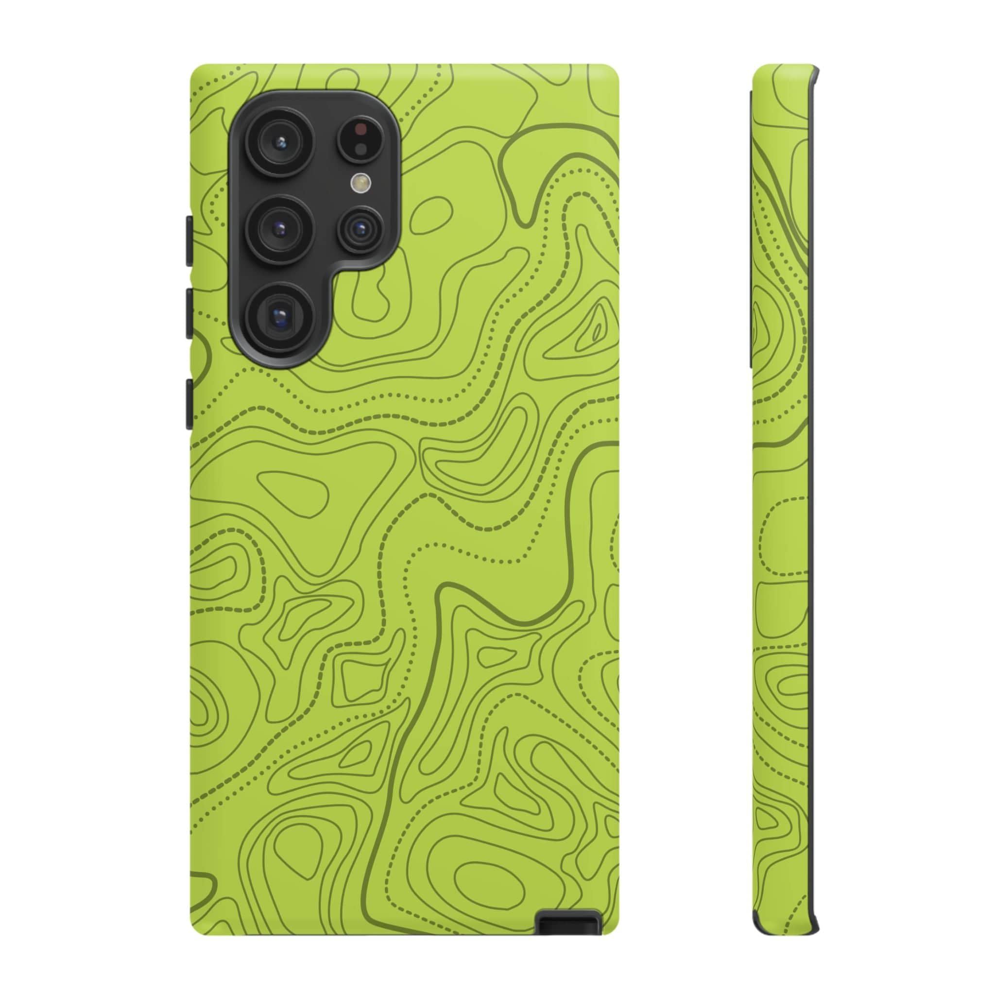 Signal Green Topo Tough Android Case