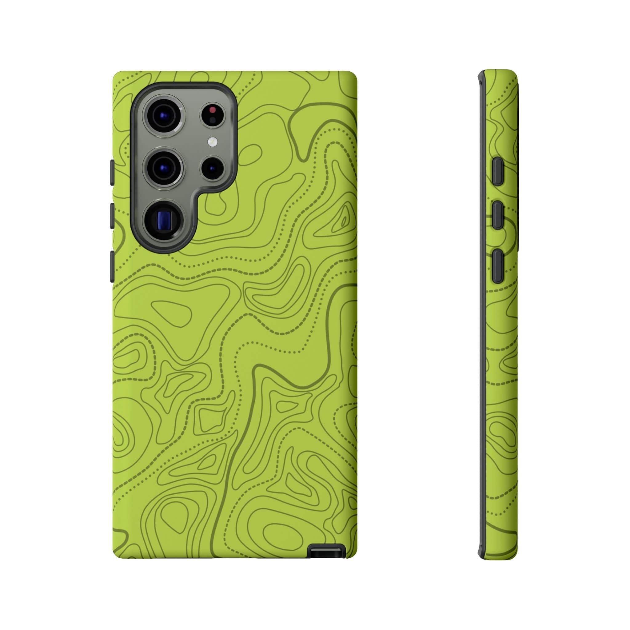 Signal Green Topo Tough Android Case