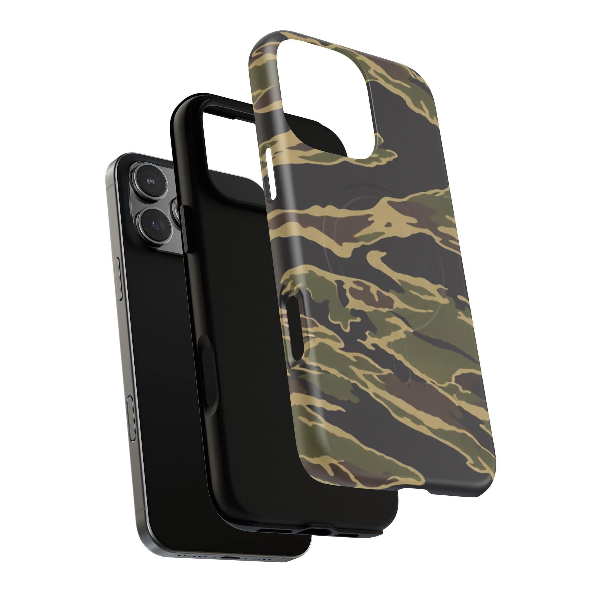 Tiger Stripe Camo Tough Magnetic iPhone Case
