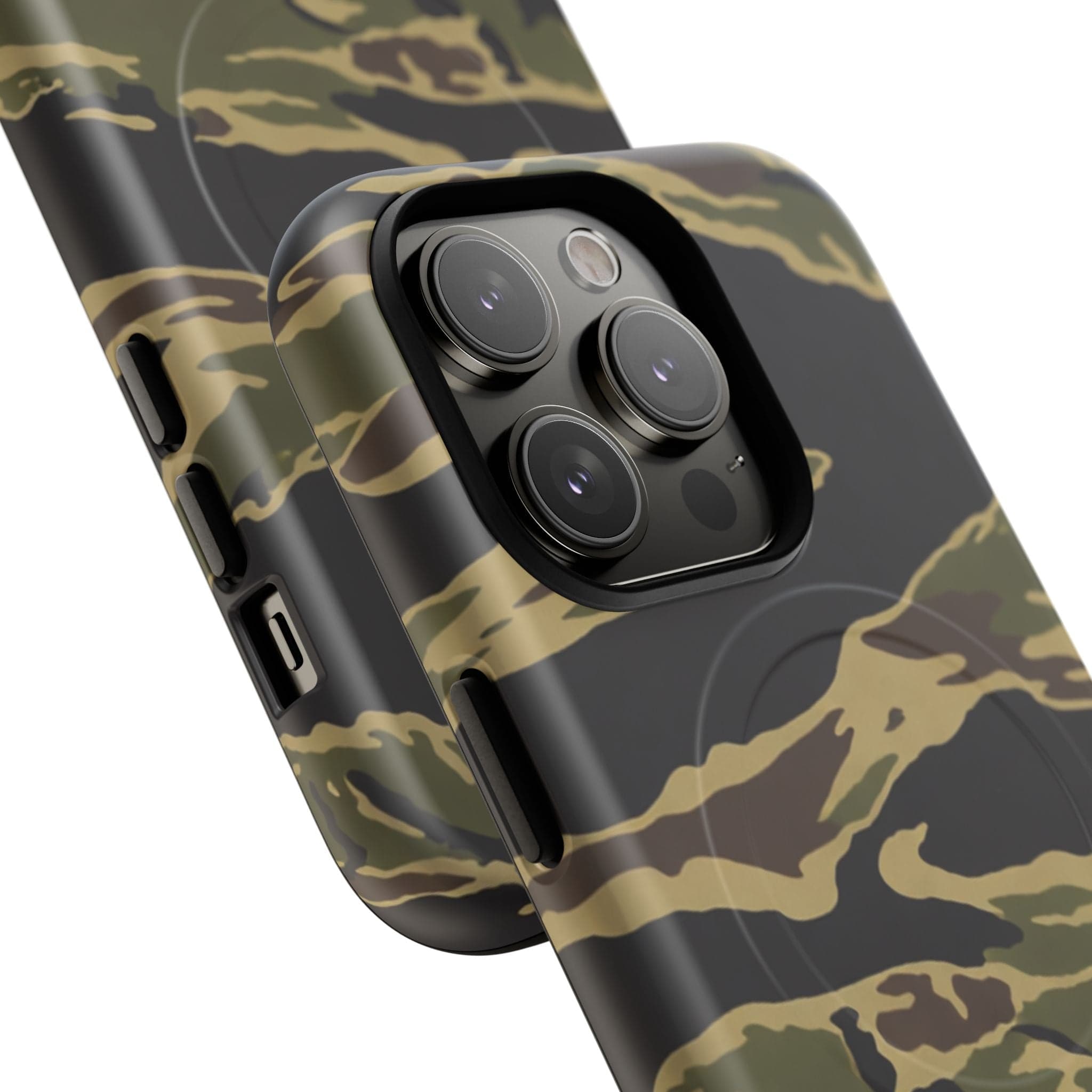 Tiger Stripe Camo Tough Magnetic iPhone Case