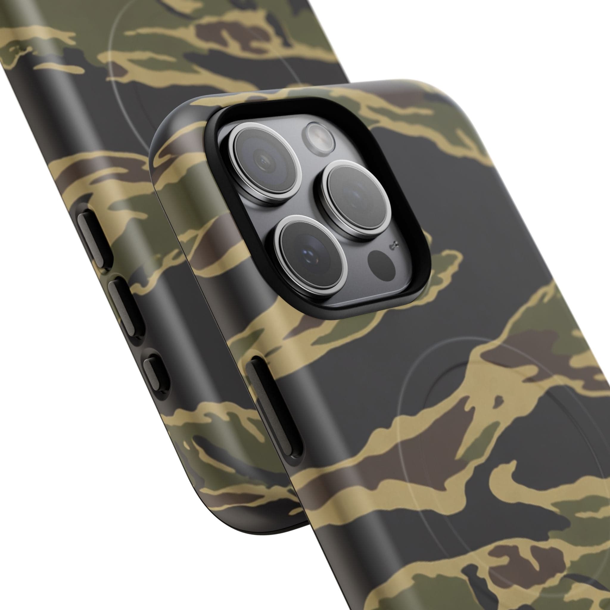 Tiger Stripe Camo Tough Magnetic iPhone Case