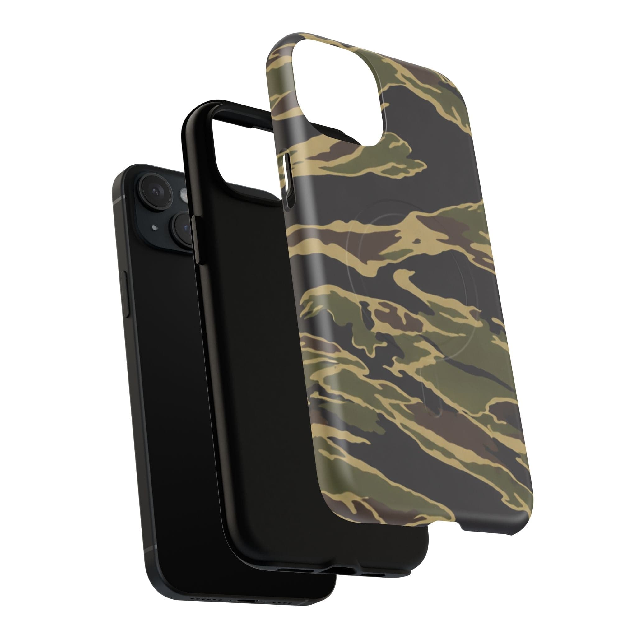 Tiger Stripe Camo Tough Magnetic iPhone Case