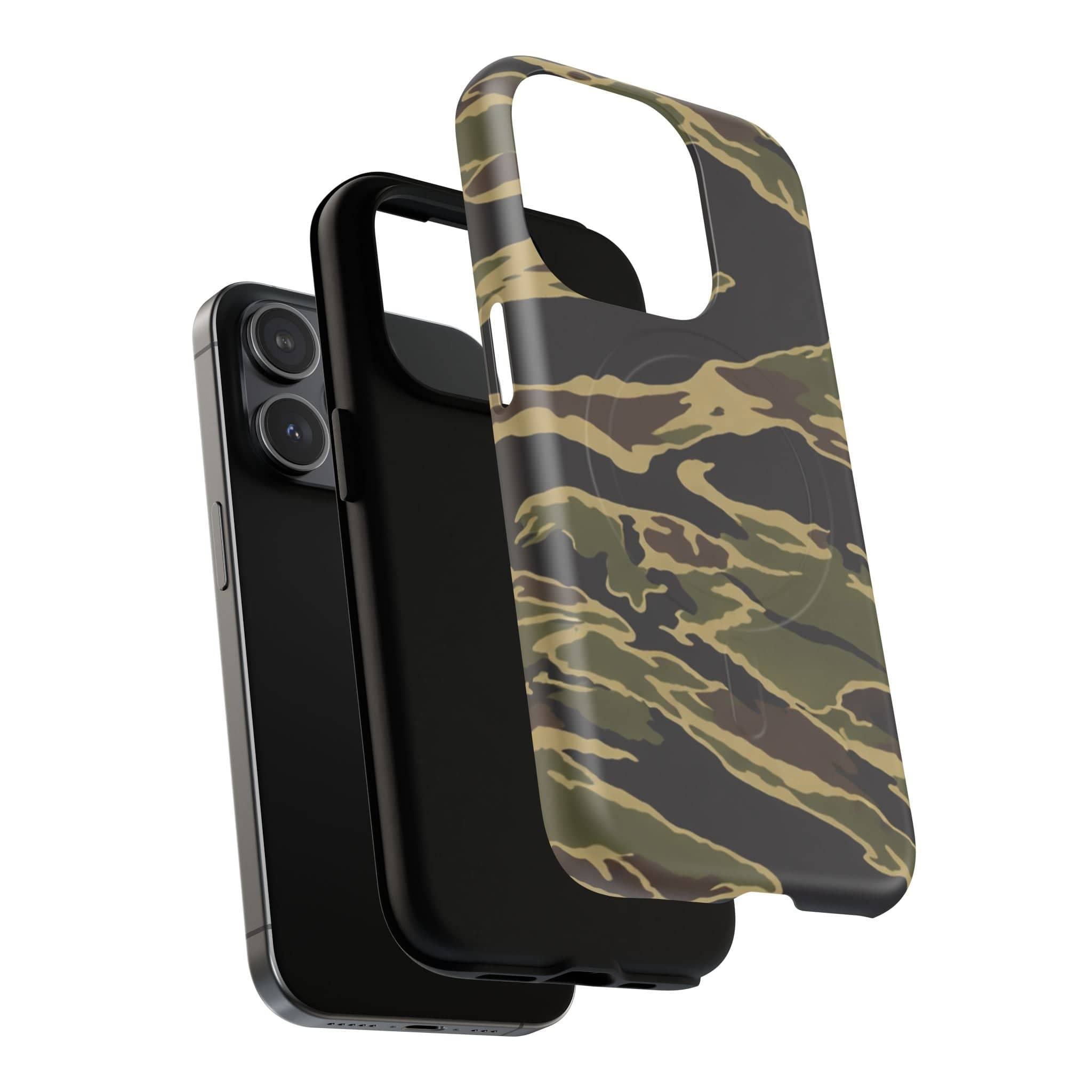 Tiger Stripe Camo Tough Magnetic iPhone Case