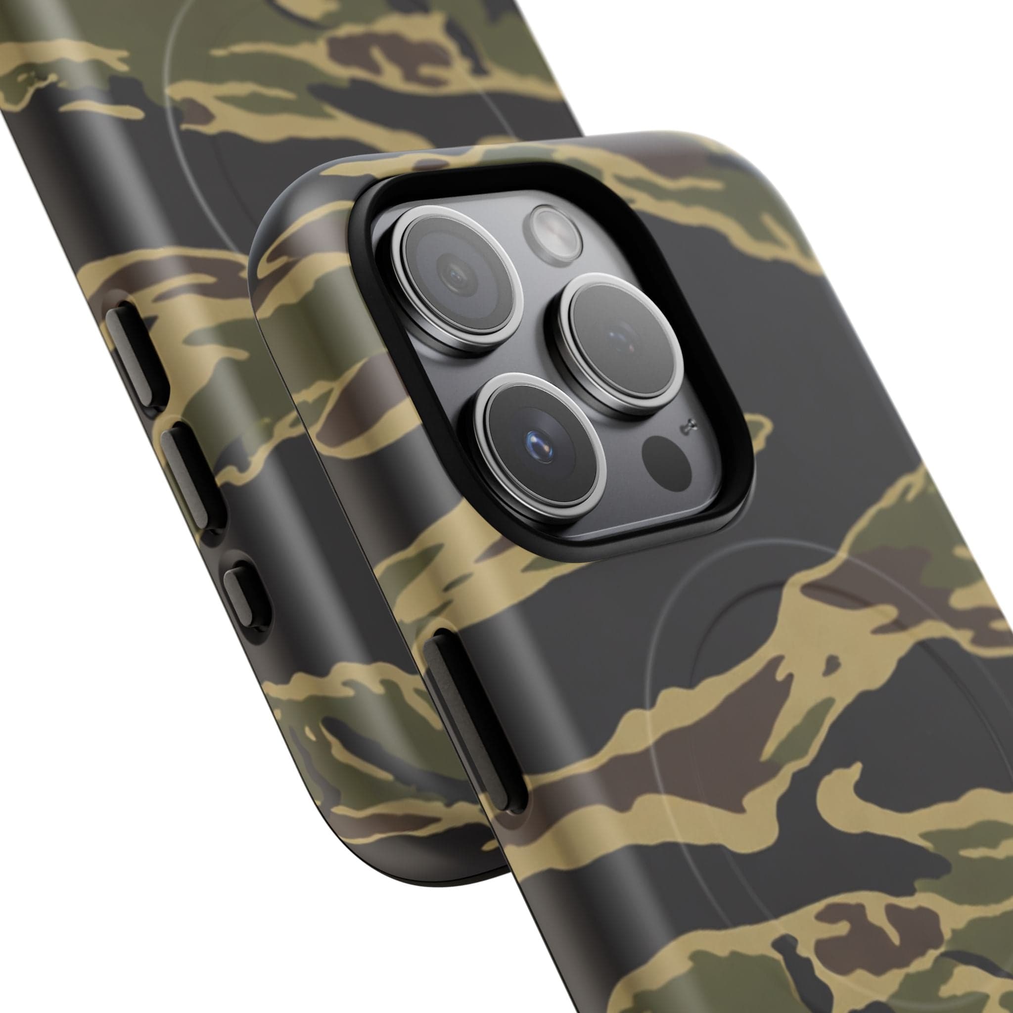 Tiger Stripe Camo Tough Magnetic iPhone Case