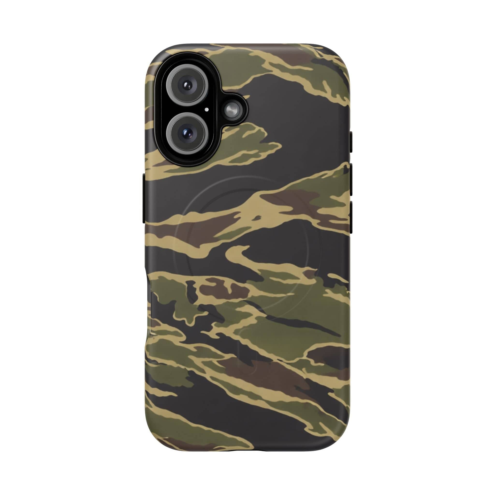 Tiger Stripe Camo Tough Magnetic iPhone Case