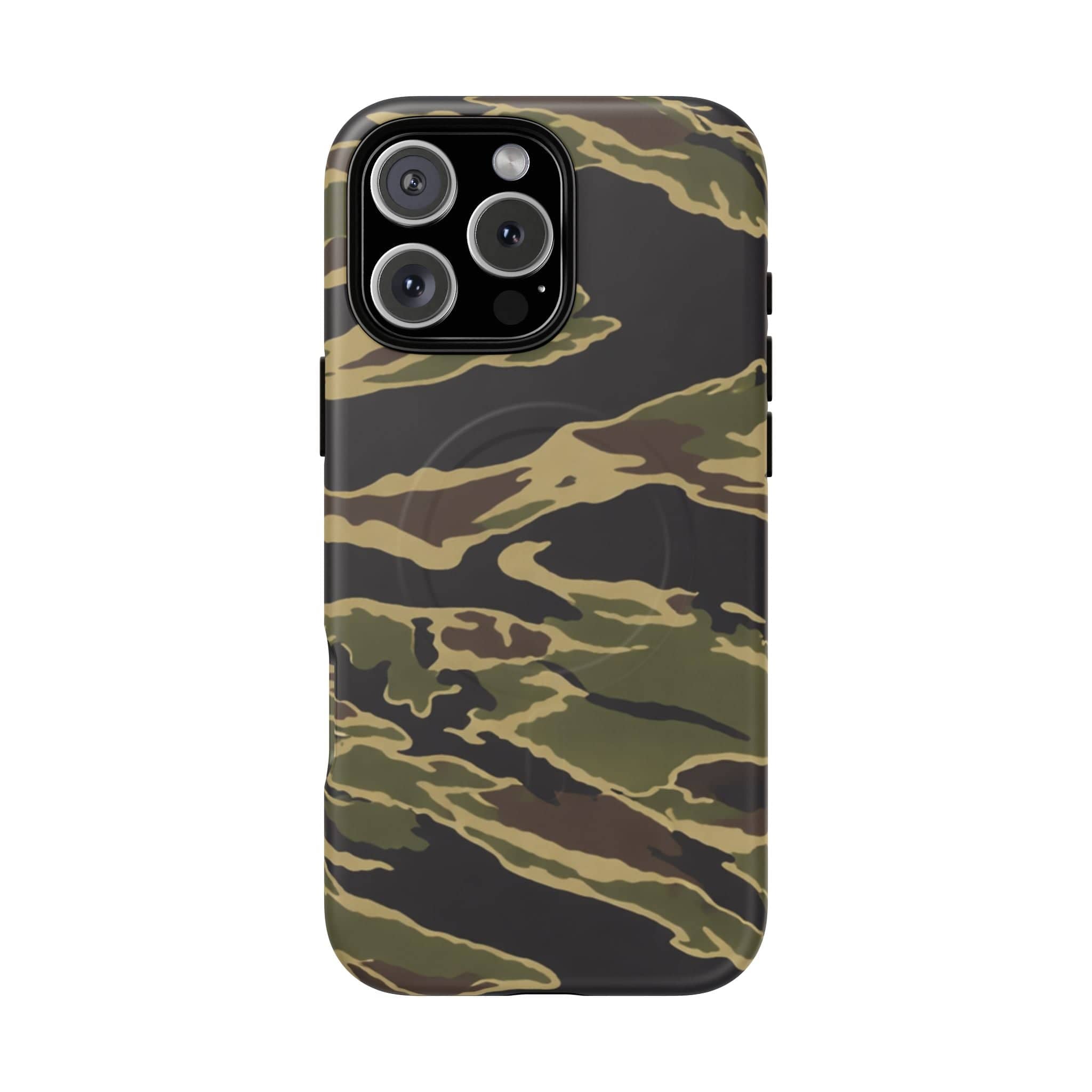 Tiger Stripe Camo Tough Magnetic iPhone Case