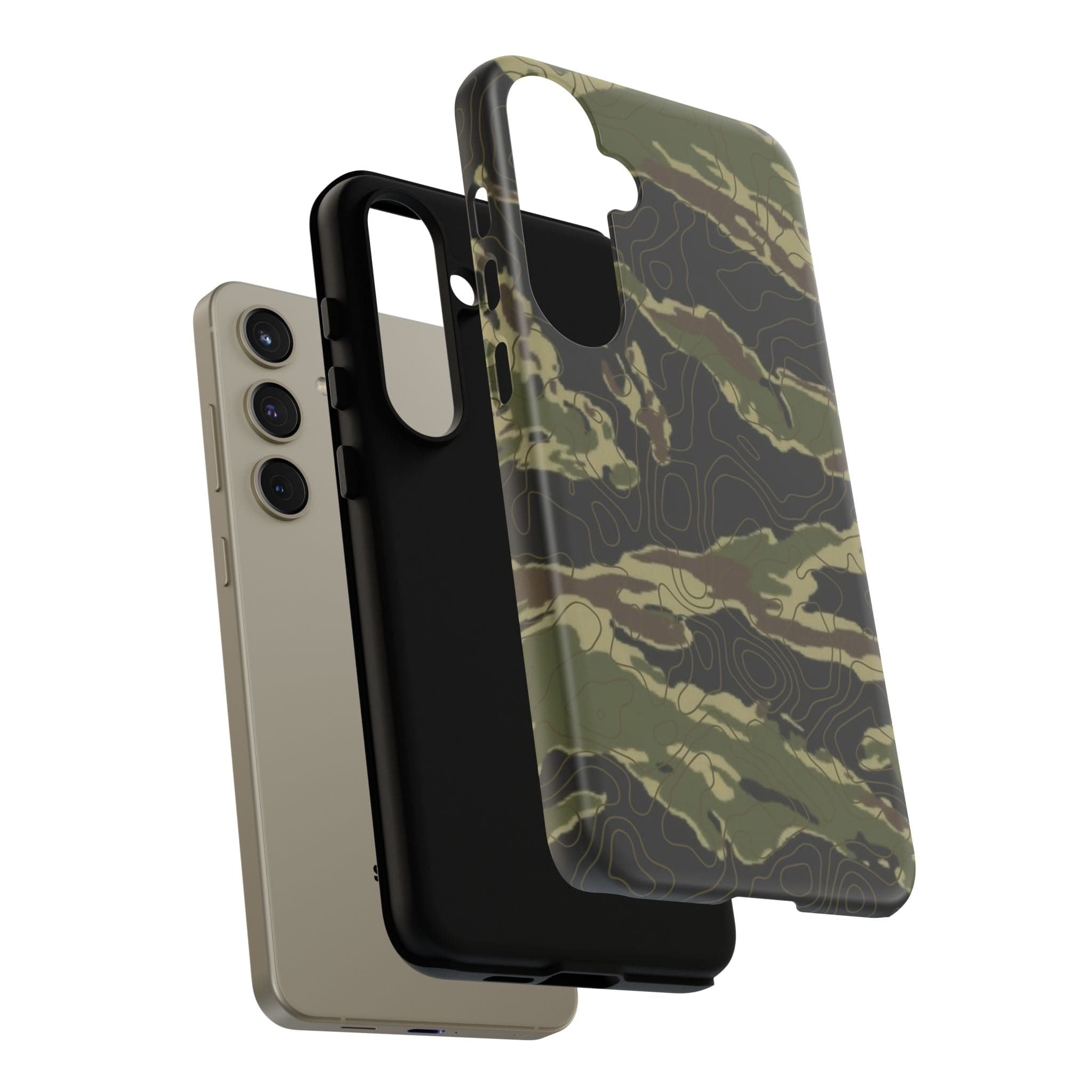 Tiger Stripe Topo Tough Android Case