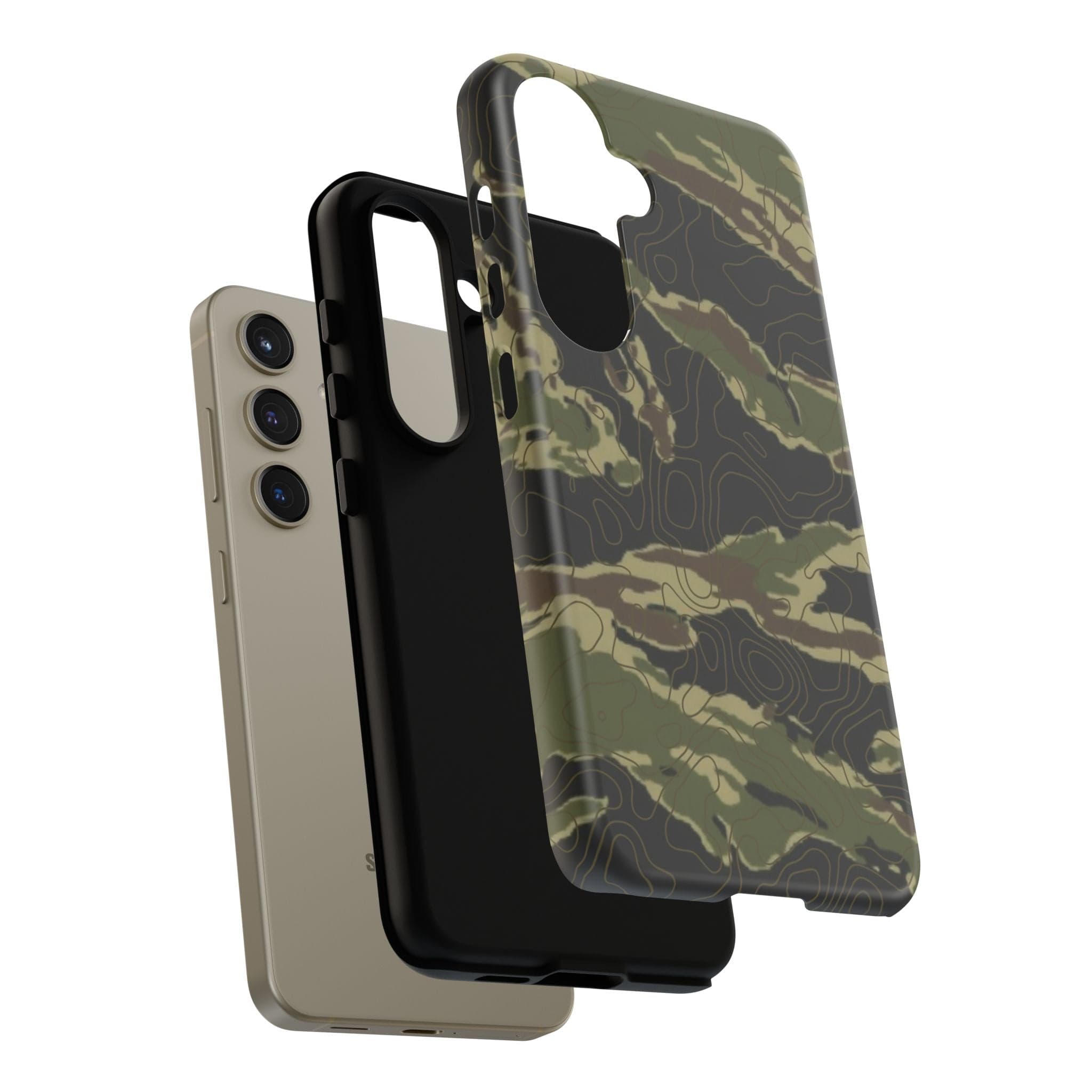 Tiger Stripe Topo Tough Android Case