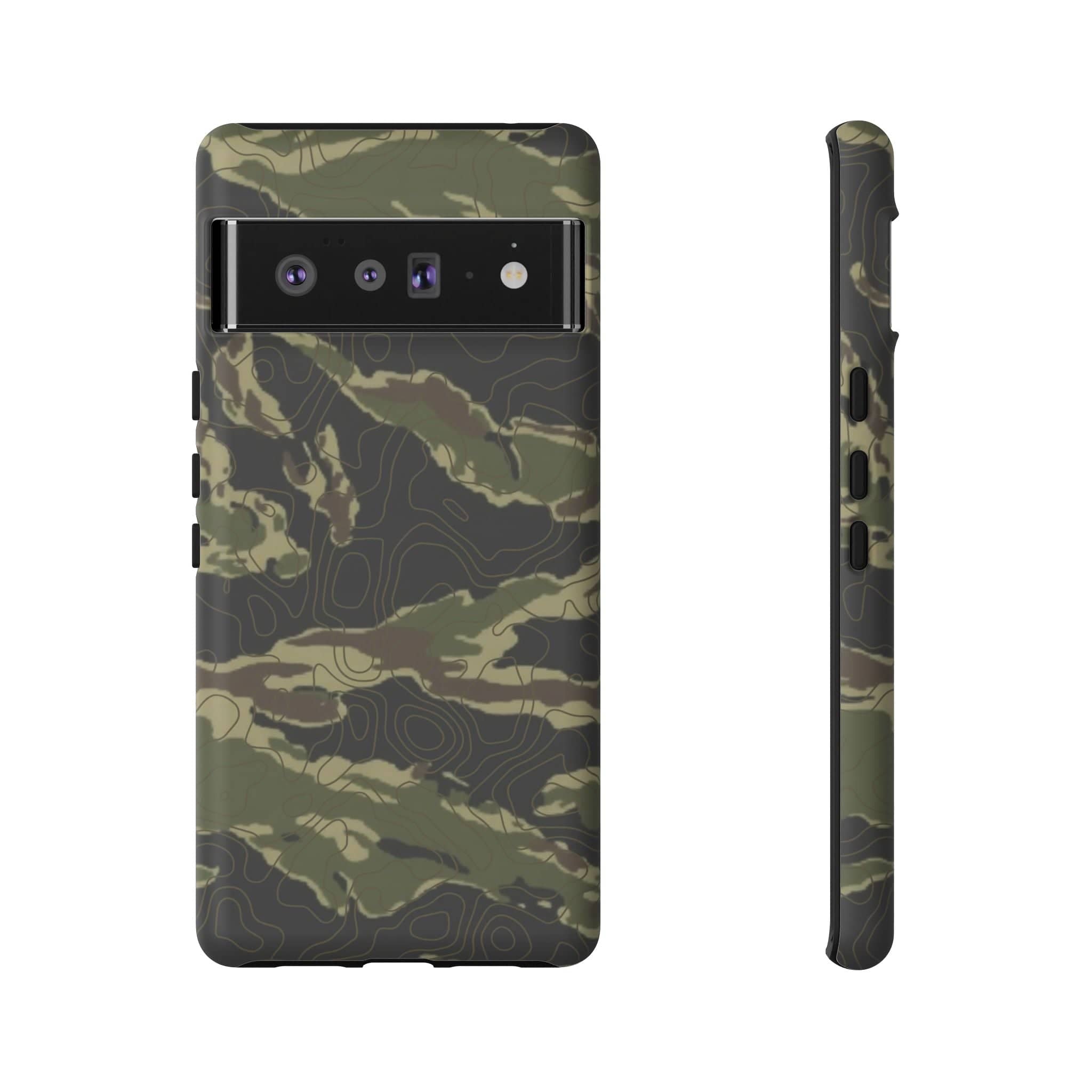 Tiger Stripe Topo Tough Android Case