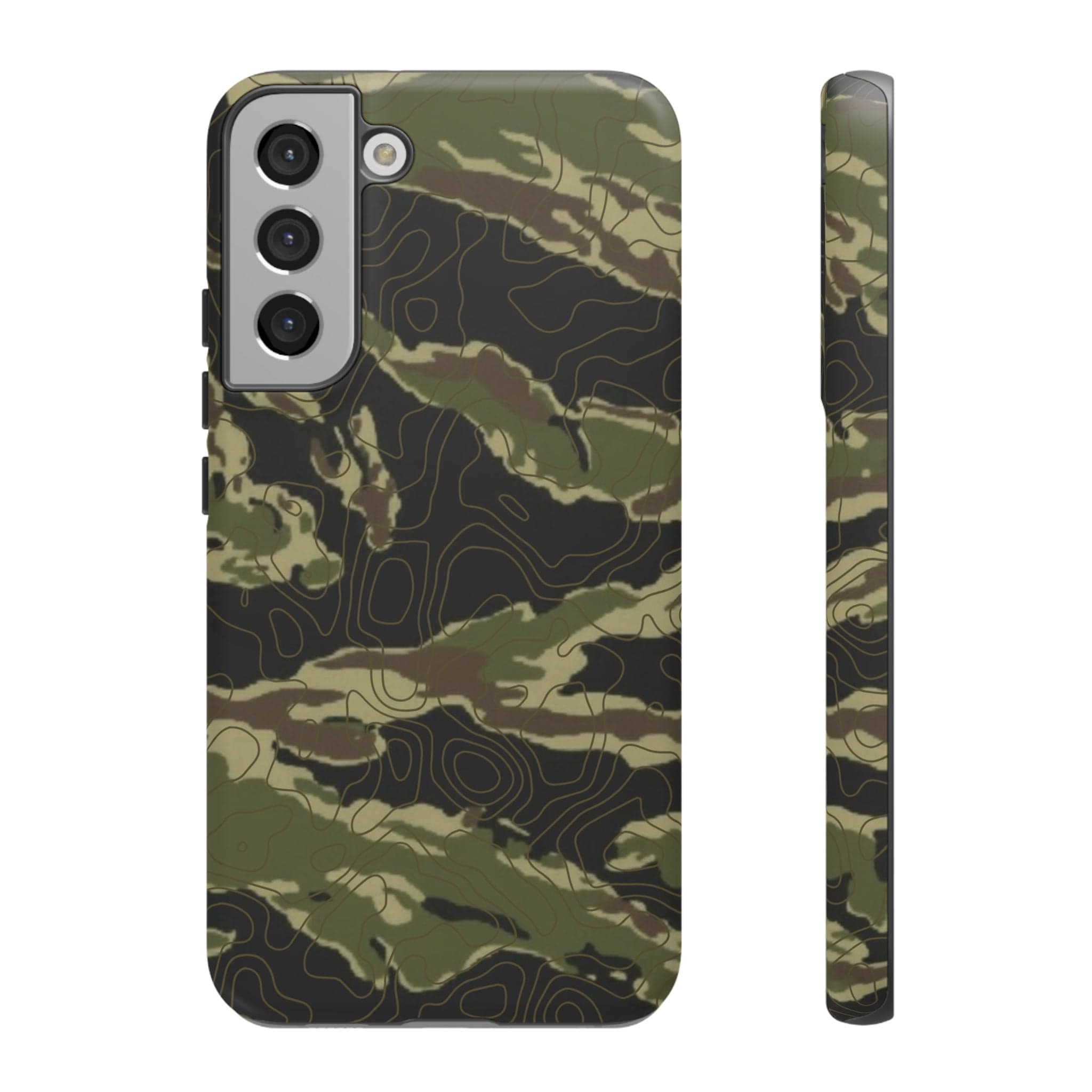 Tiger Stripe Topo Tough Android Case