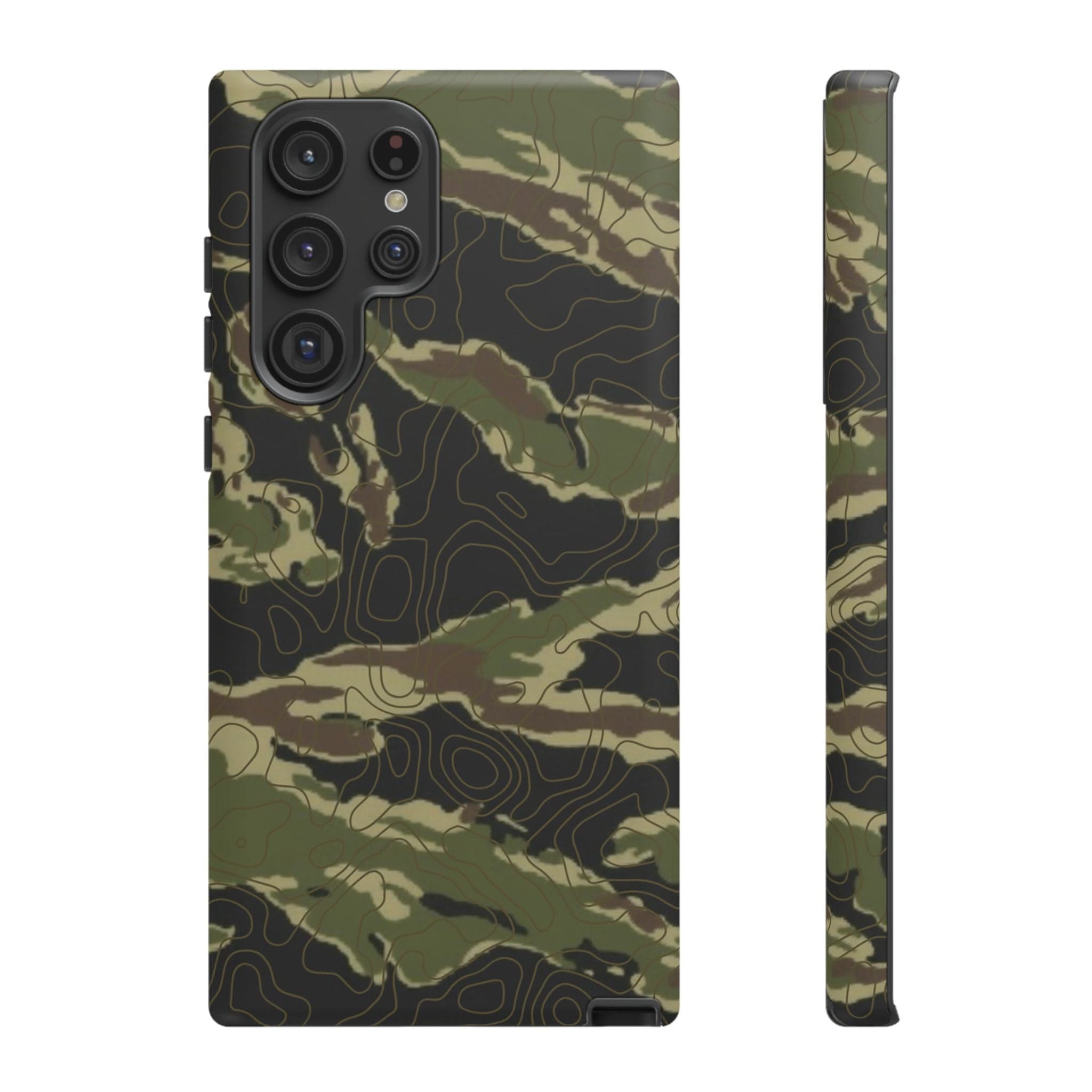 Tiger Stripe Topo Tough Android Case