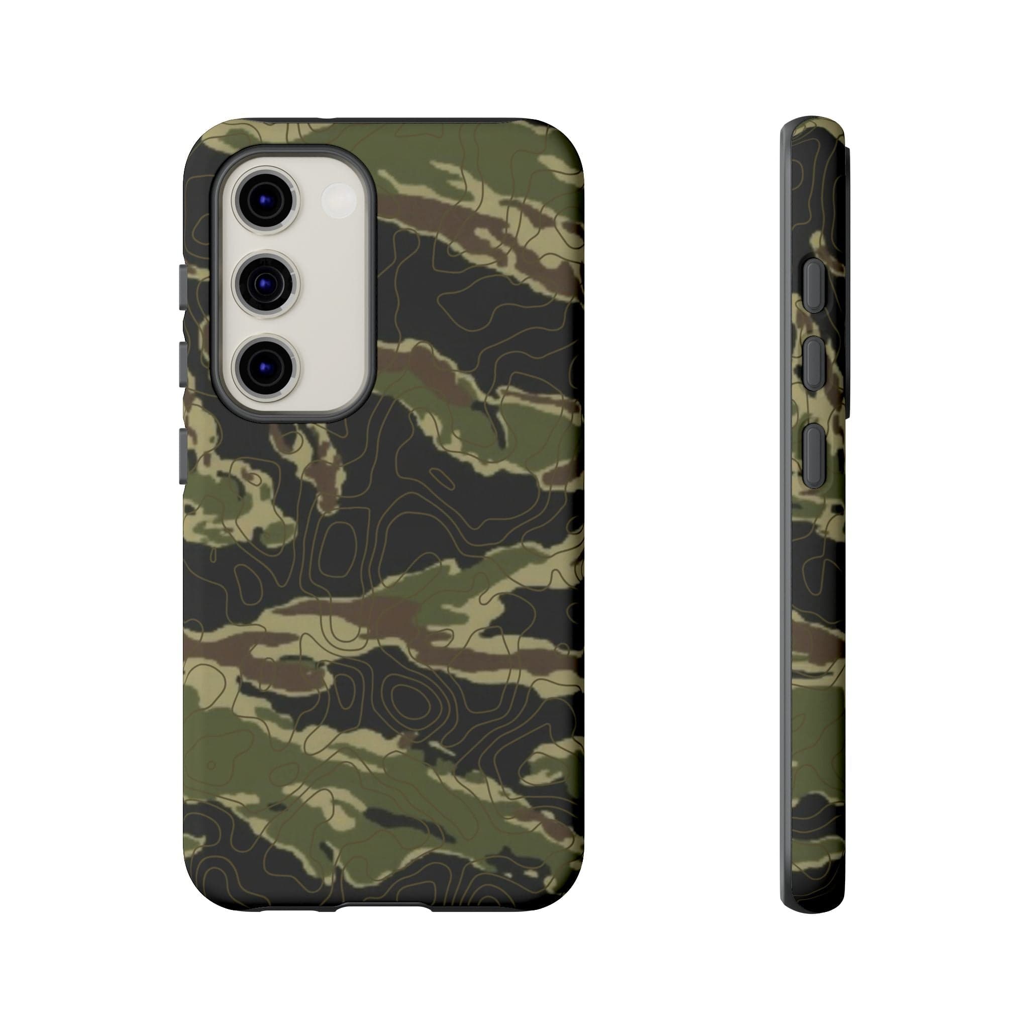 Tiger Stripe Topo Tough Android Case