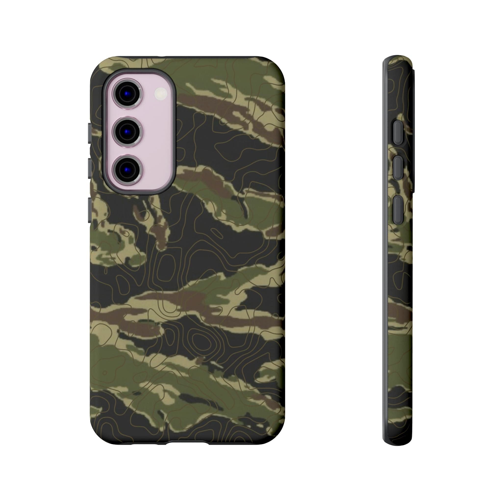 Tiger Stripe Topo Tough Android Case