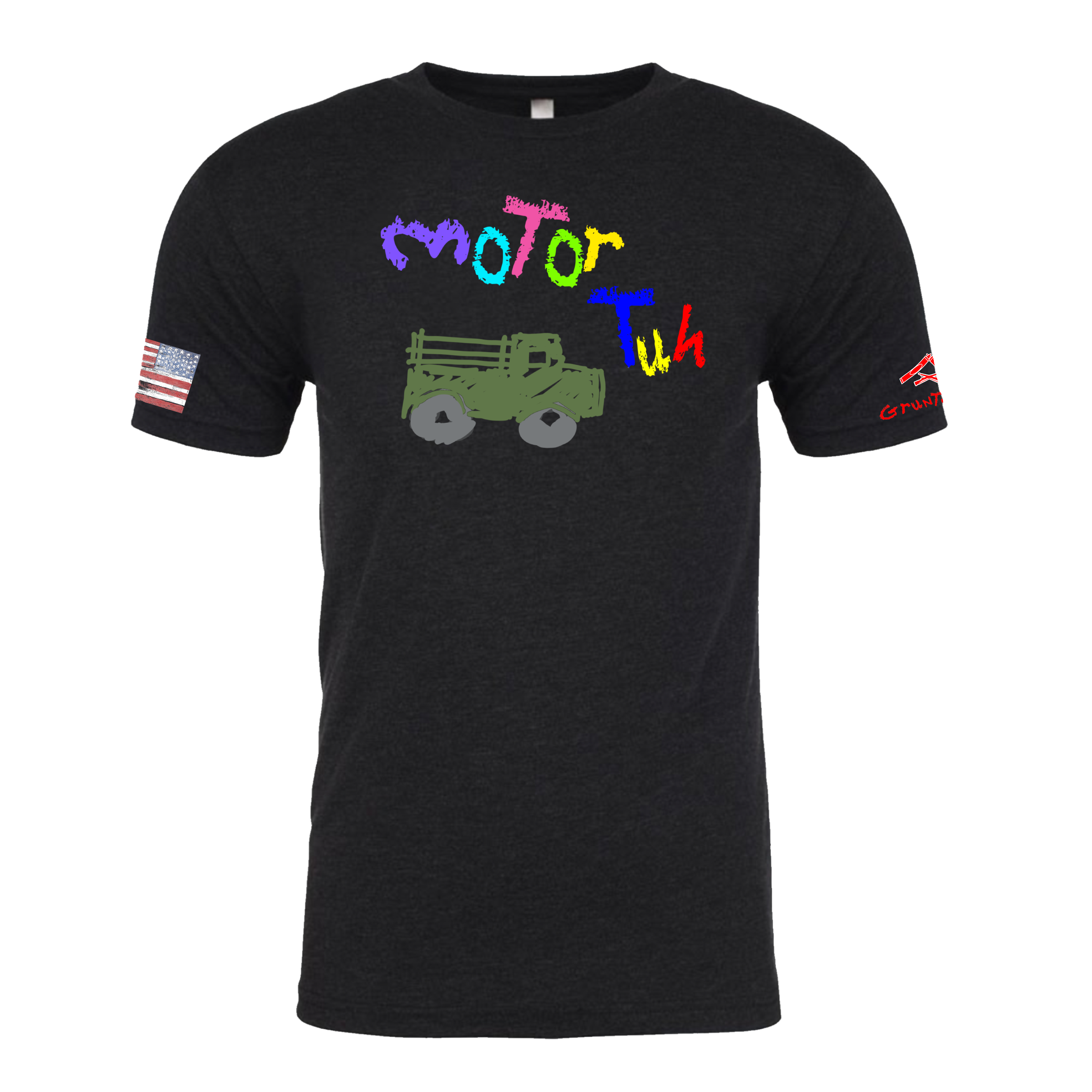 MOTOR TUH-Crayon Shirt (OD OR CHARCOAL GRAY)
