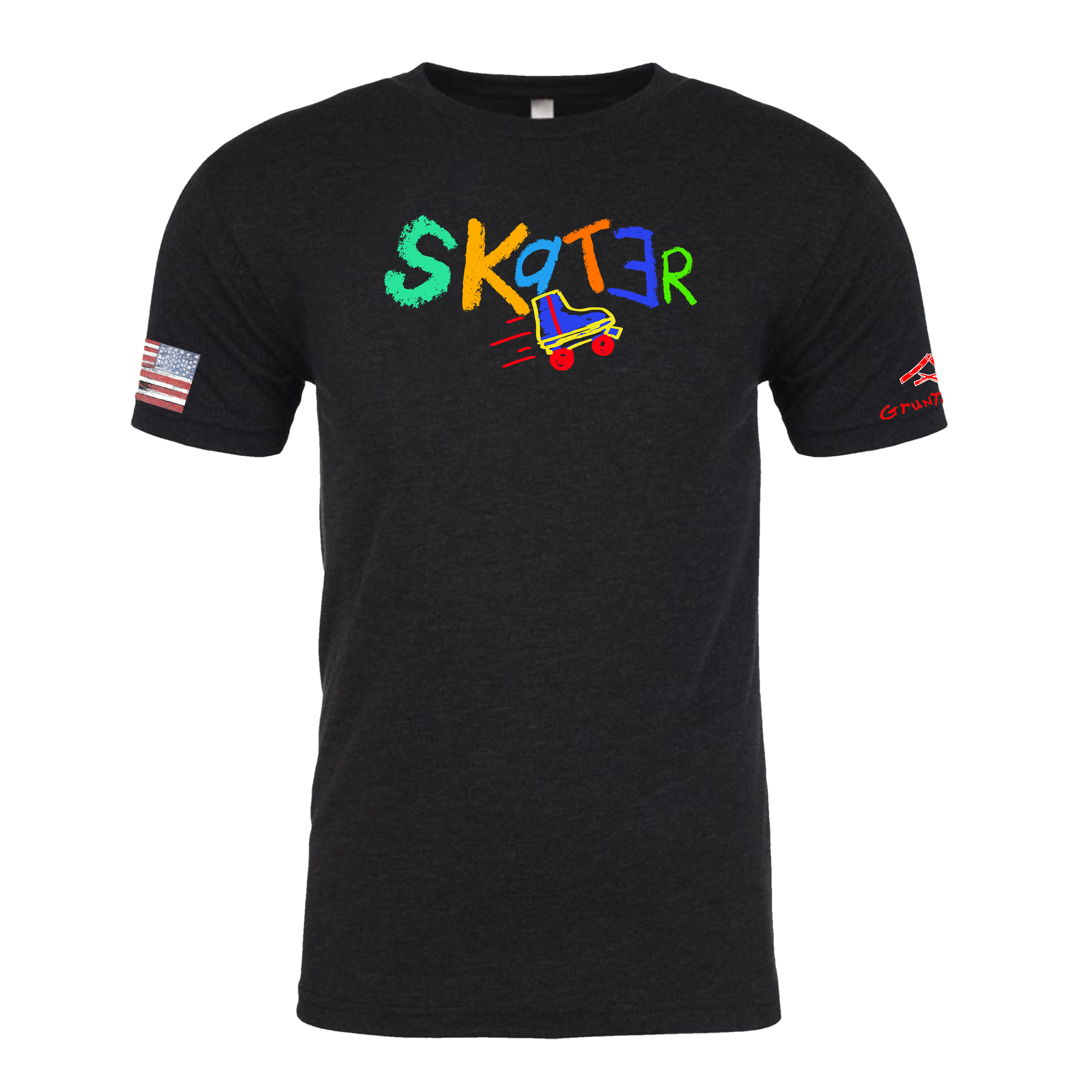 SKATER Crayon Shirt (OD OR CHARCOAL GRAY)