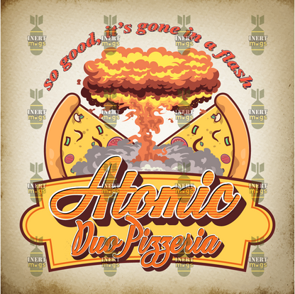 Atomic Duo Pizzeria Sticker