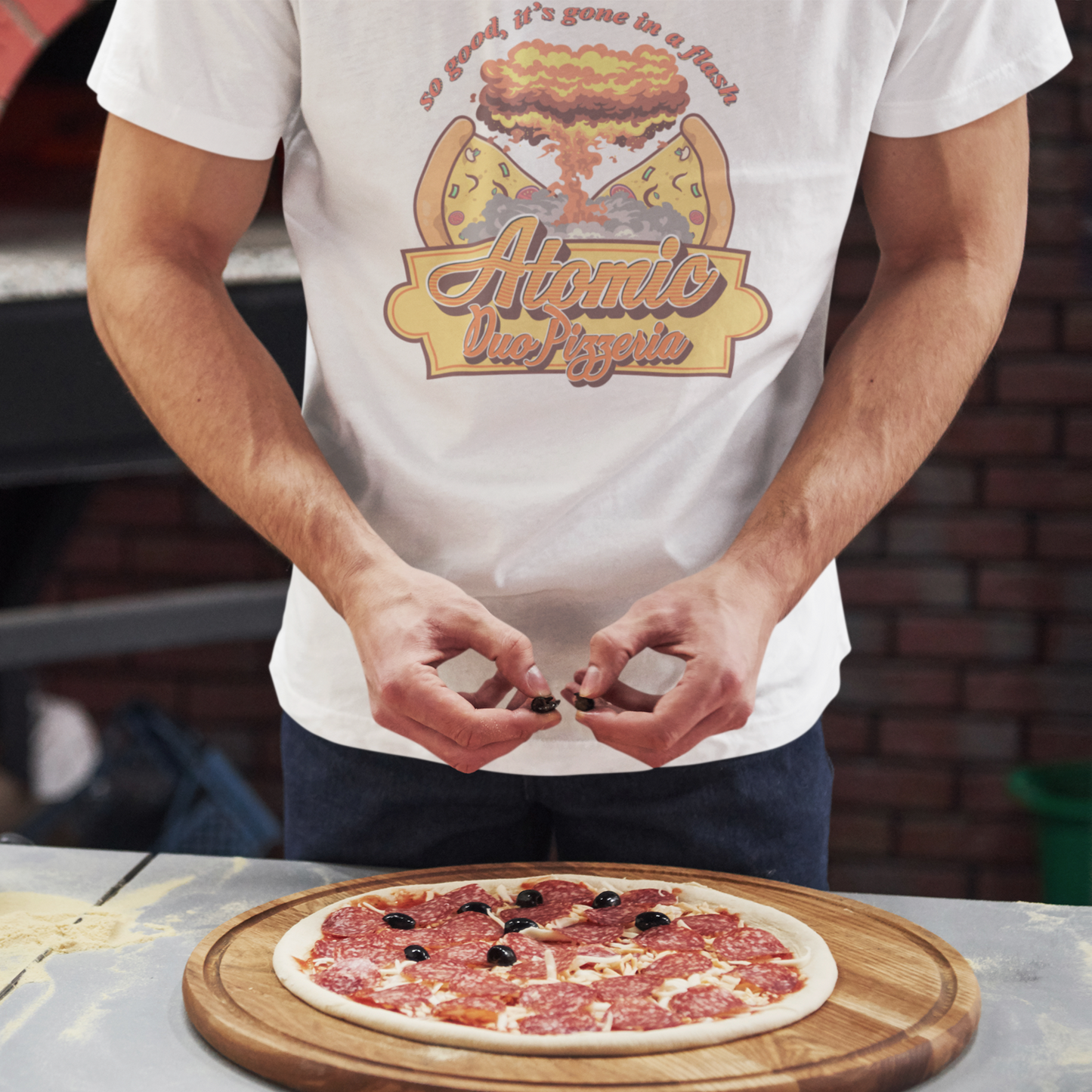 Atomic Duo Pizzeria T-Shirt