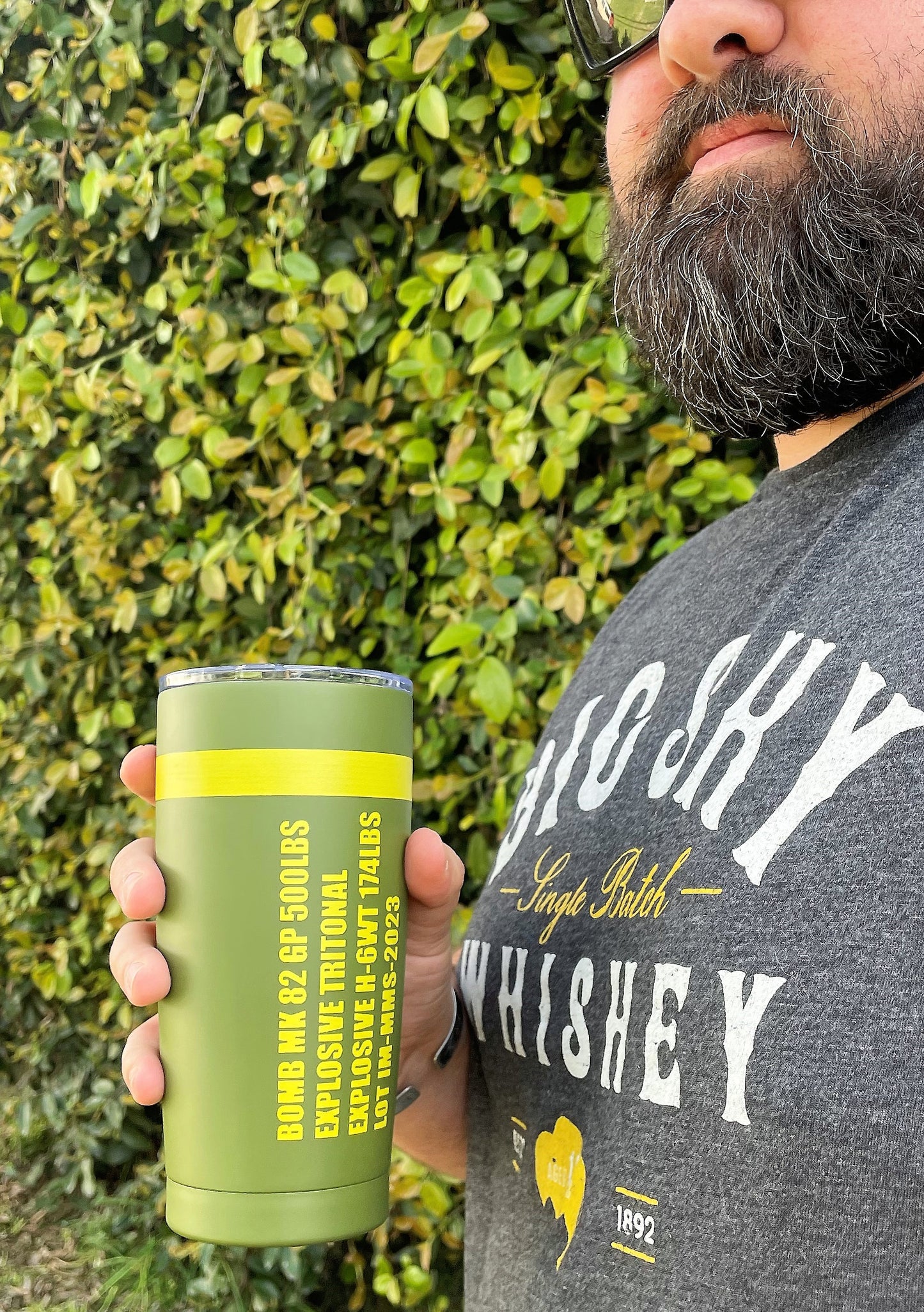 20z Bomb Tumbler - Inspired by the Strength of a 500lb Giant